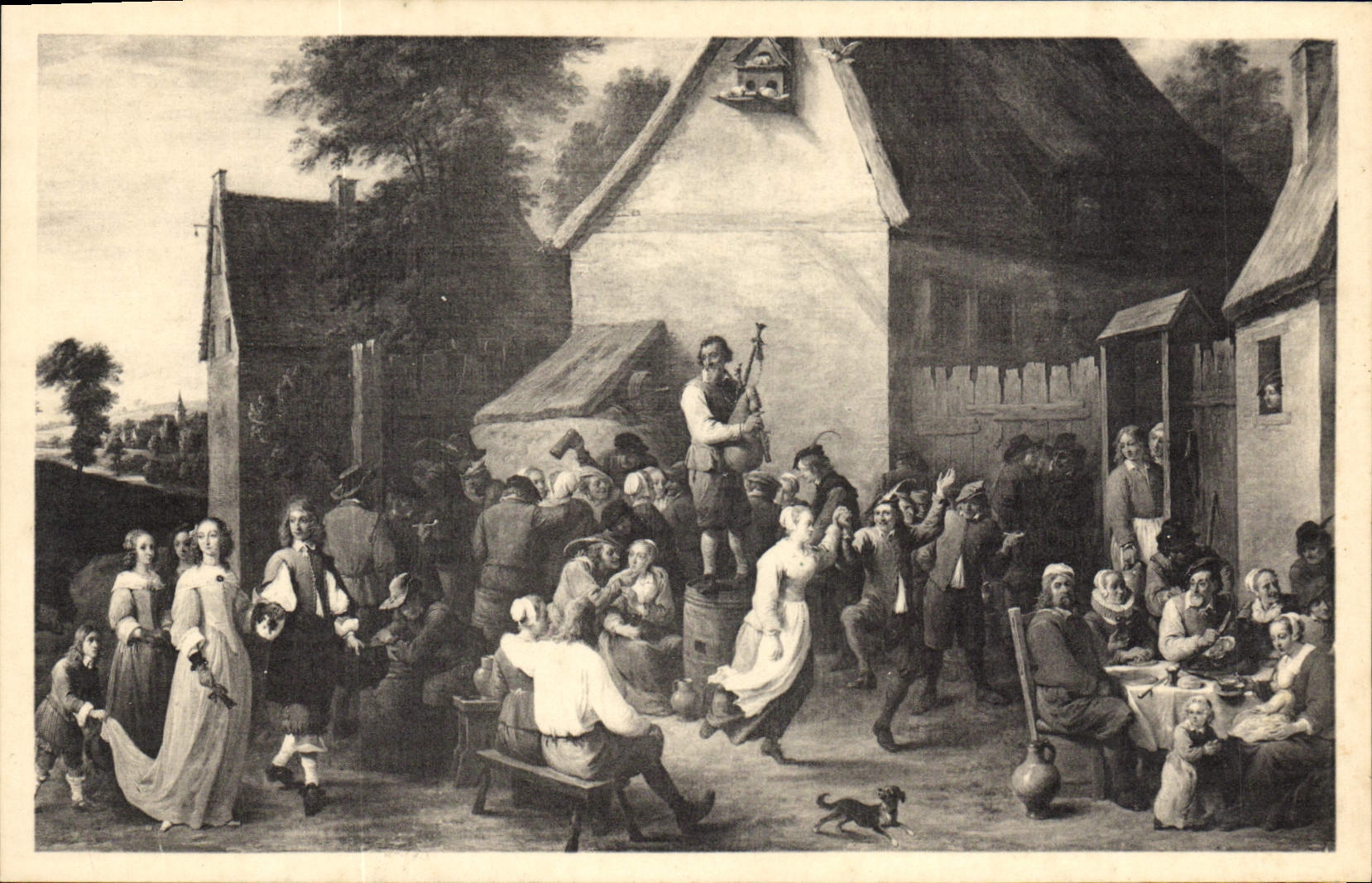 CPA Teniers David 1610 1690 La Kermesse Musee de Bruxelles 