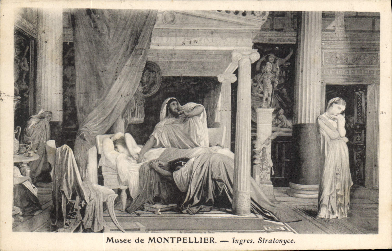 CPA Musee de Montpellier Ingres Stratonyce 