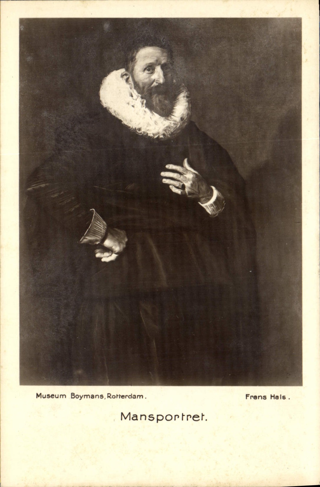 CPA Museum Boymans Rotterdam Mansportret 