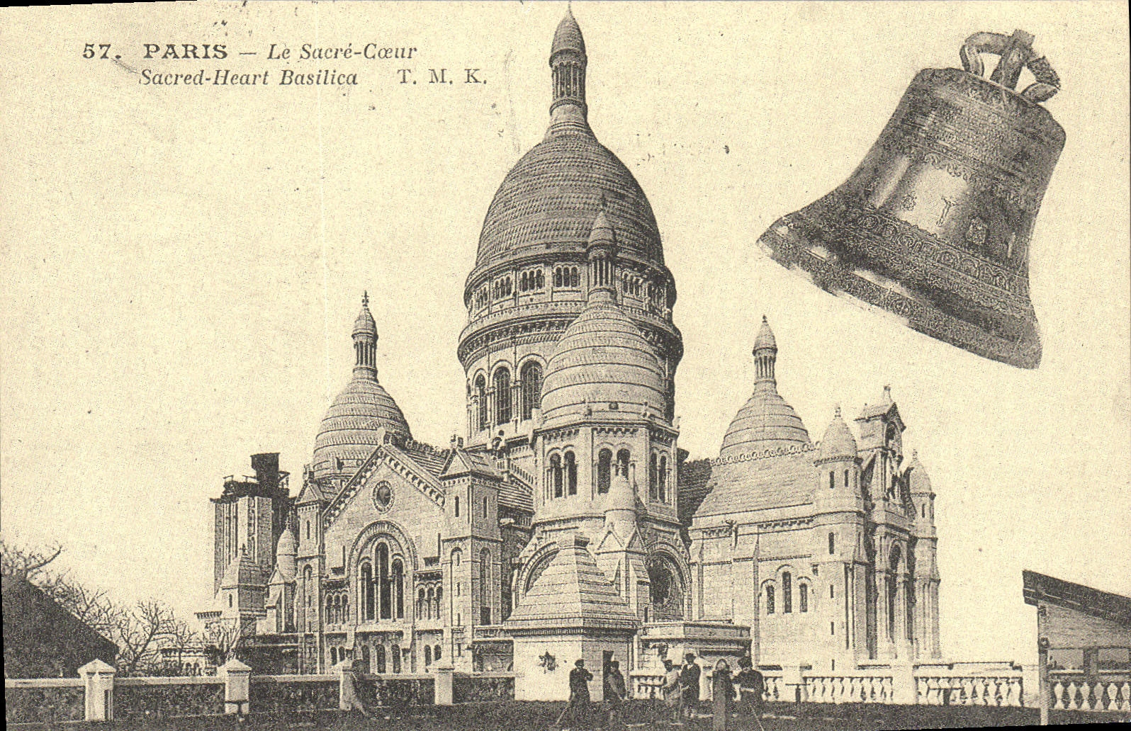 REPRO Paris le Sacre Coeur Cloche Montmartre