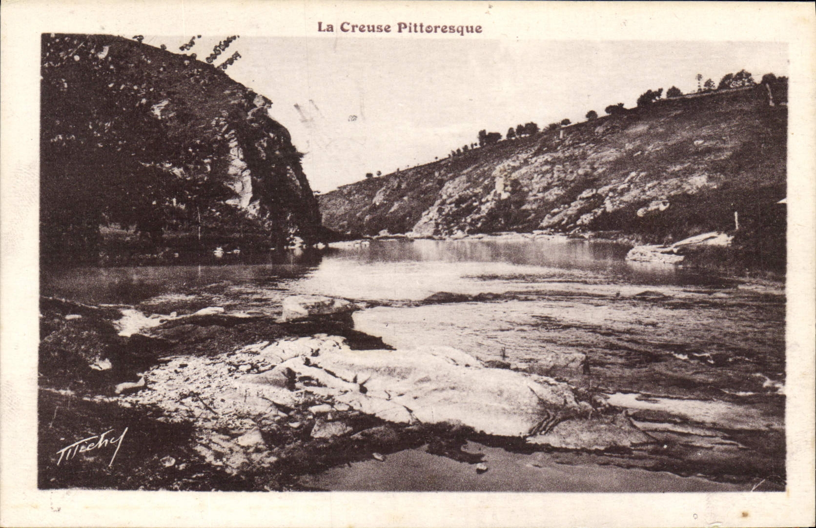 CPA La Creuse Pittoresque Fresselins Confluent des deux Creuses