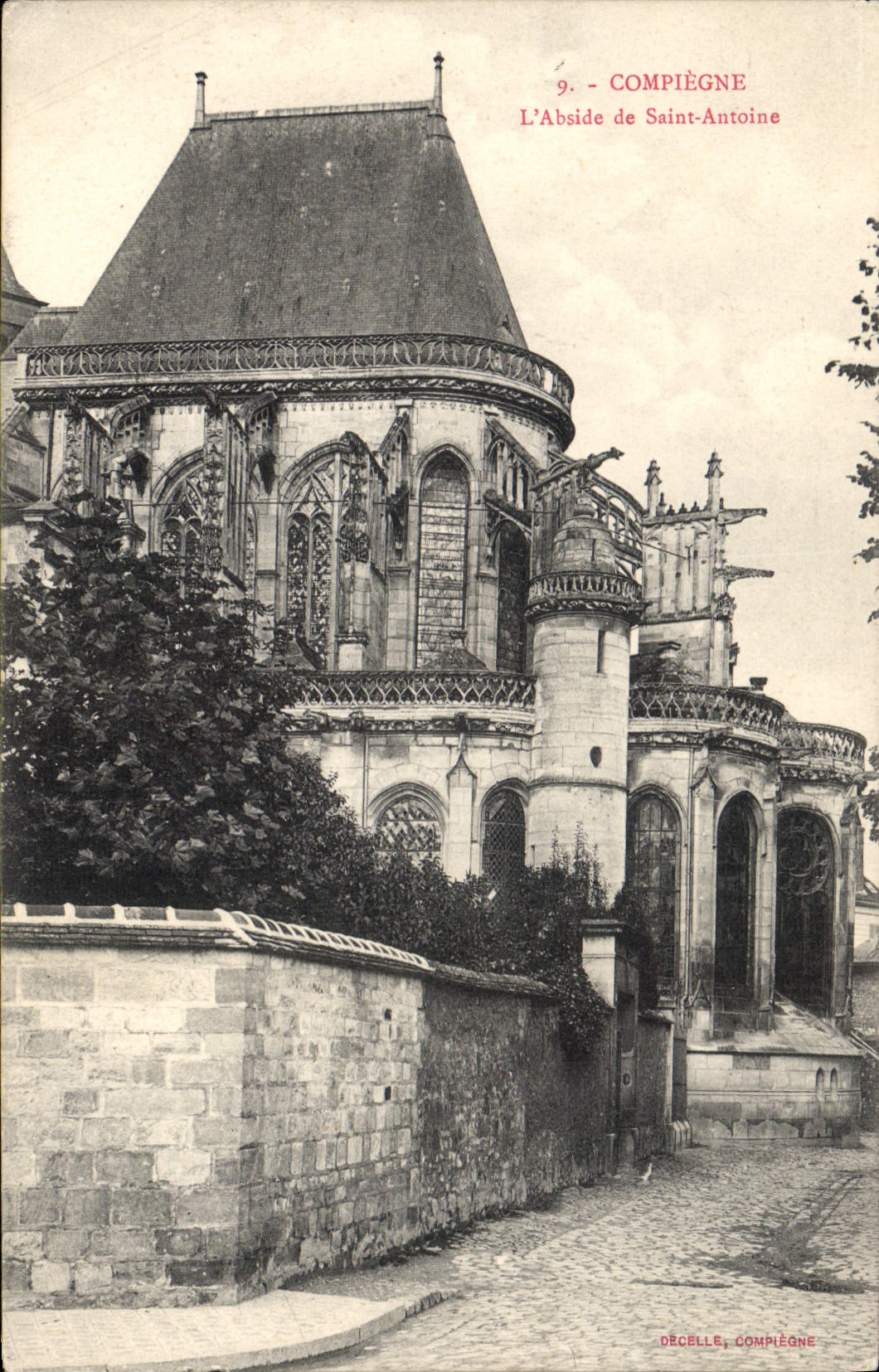 CPA Compiegne L'Abside de Saint Antoine