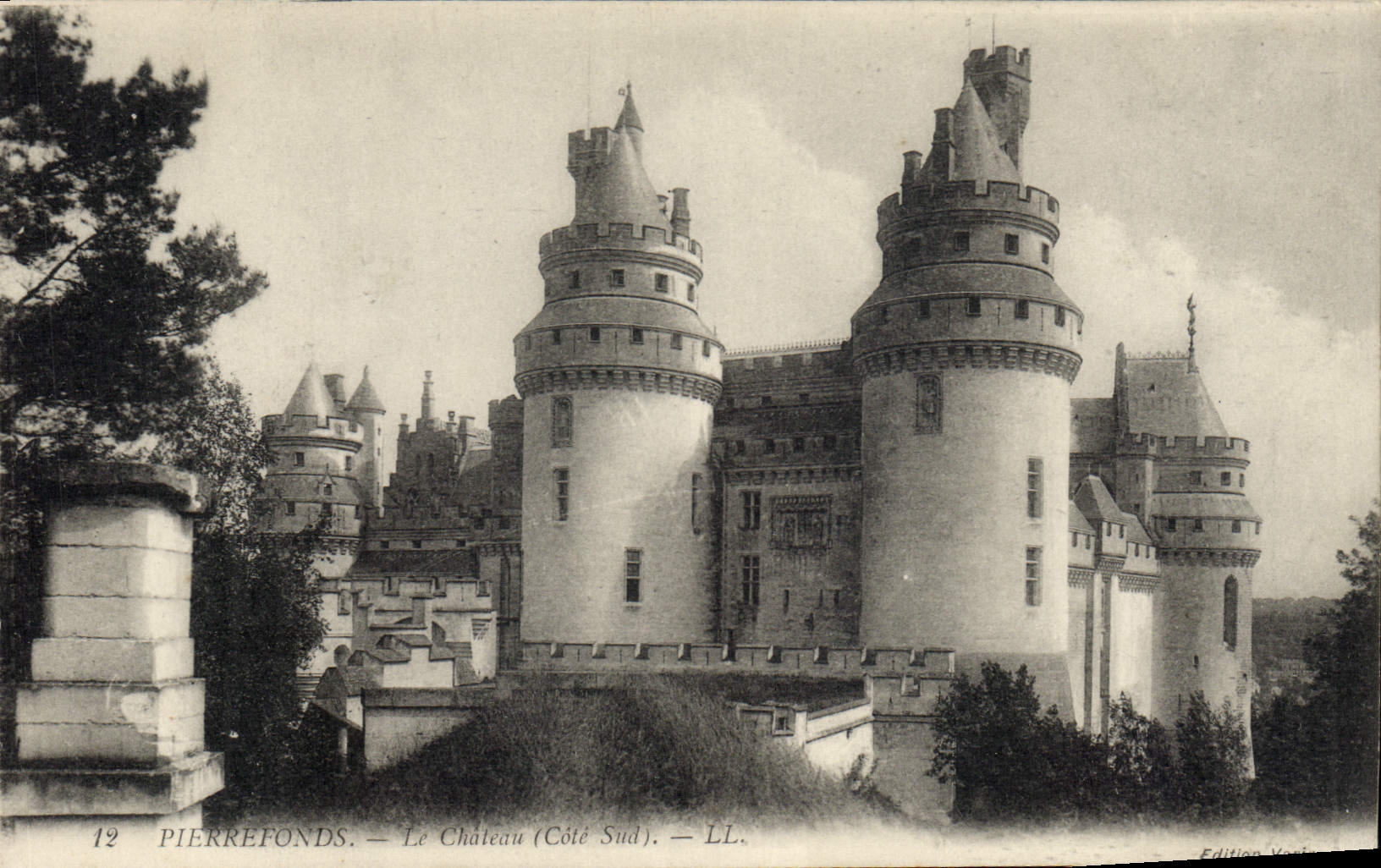 CPA Pierrefonds Le Chateau Cote Sud 