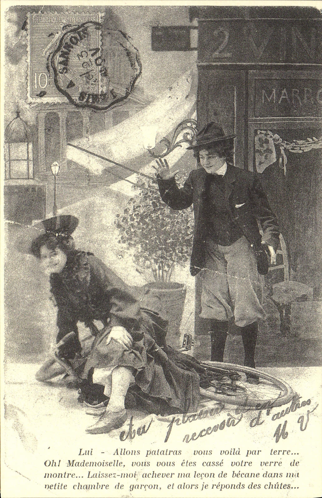 REPRO Lui Allons patatras vous voila par terre