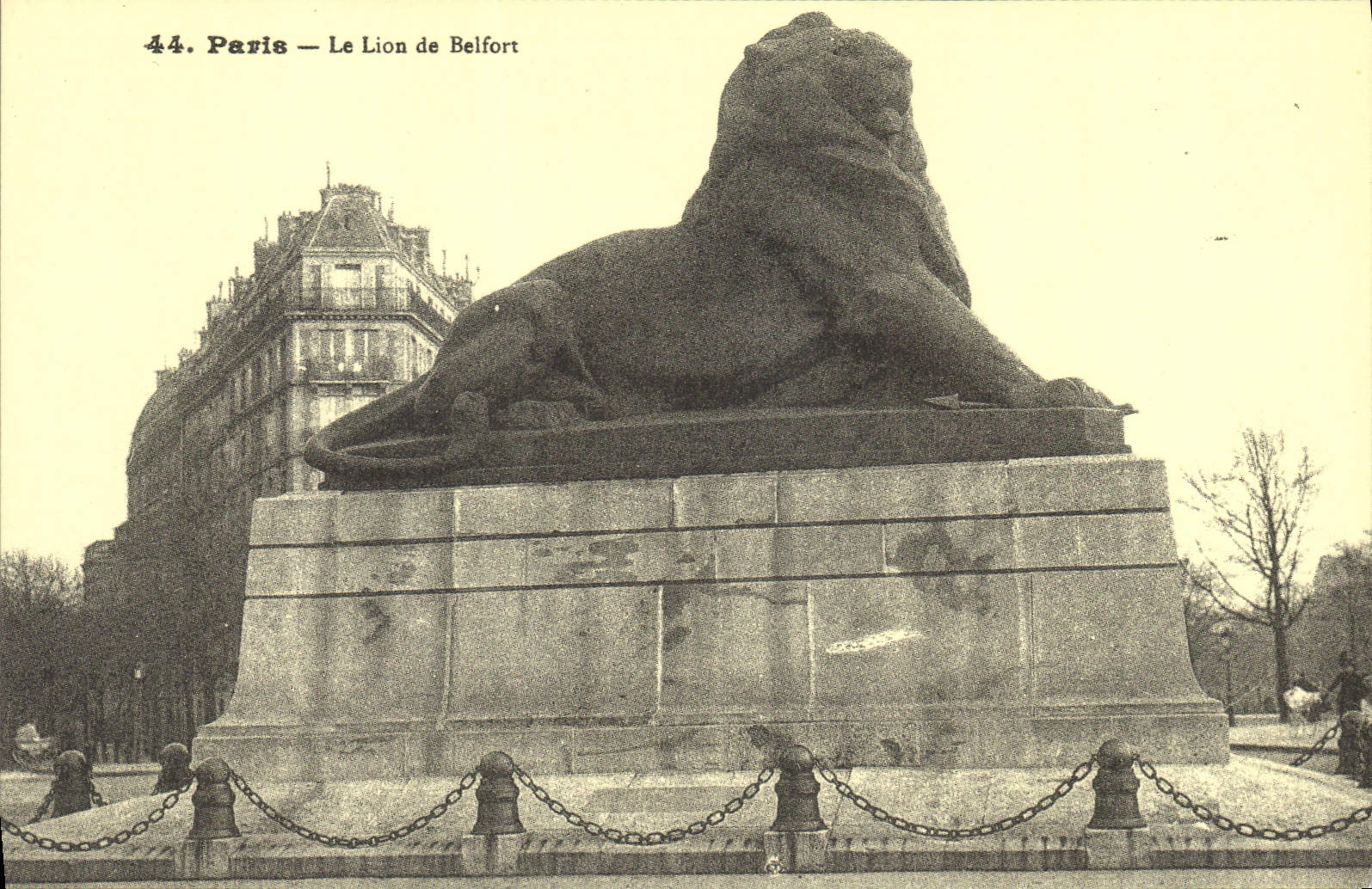 REPRO Paris Le Lion de Blfort 