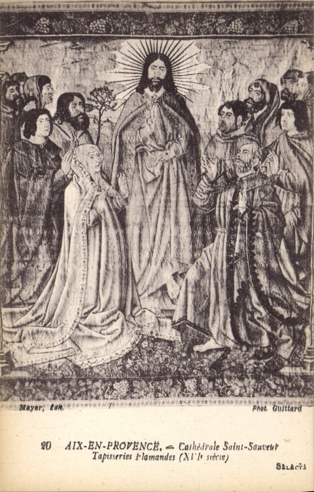 CPA Aix en Provence Cathedrale Saint Sauvenur Tapisseries Flamandes XVI siecle 