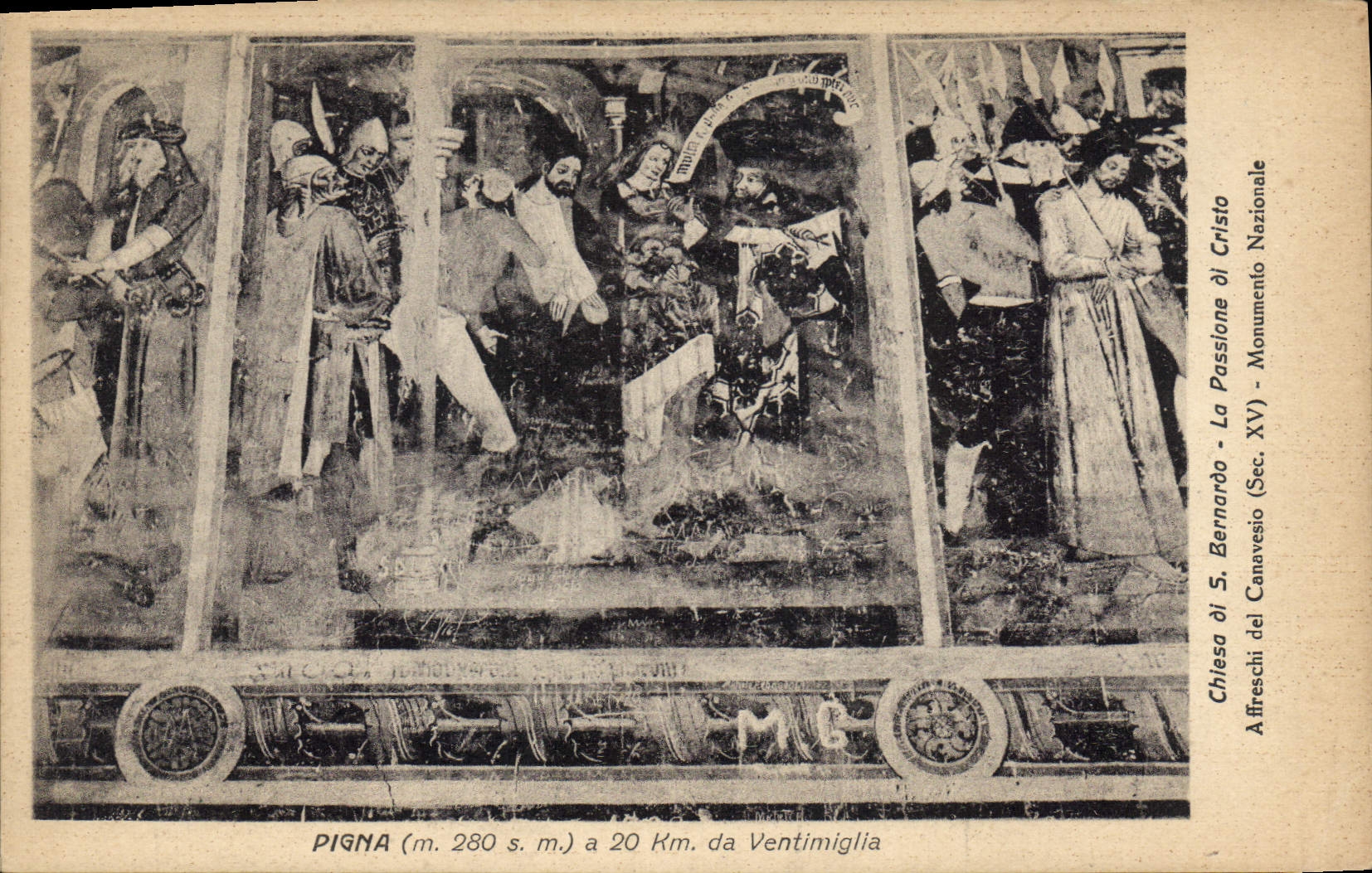 CPA La Passione di Cristo Monumento Nazionale 