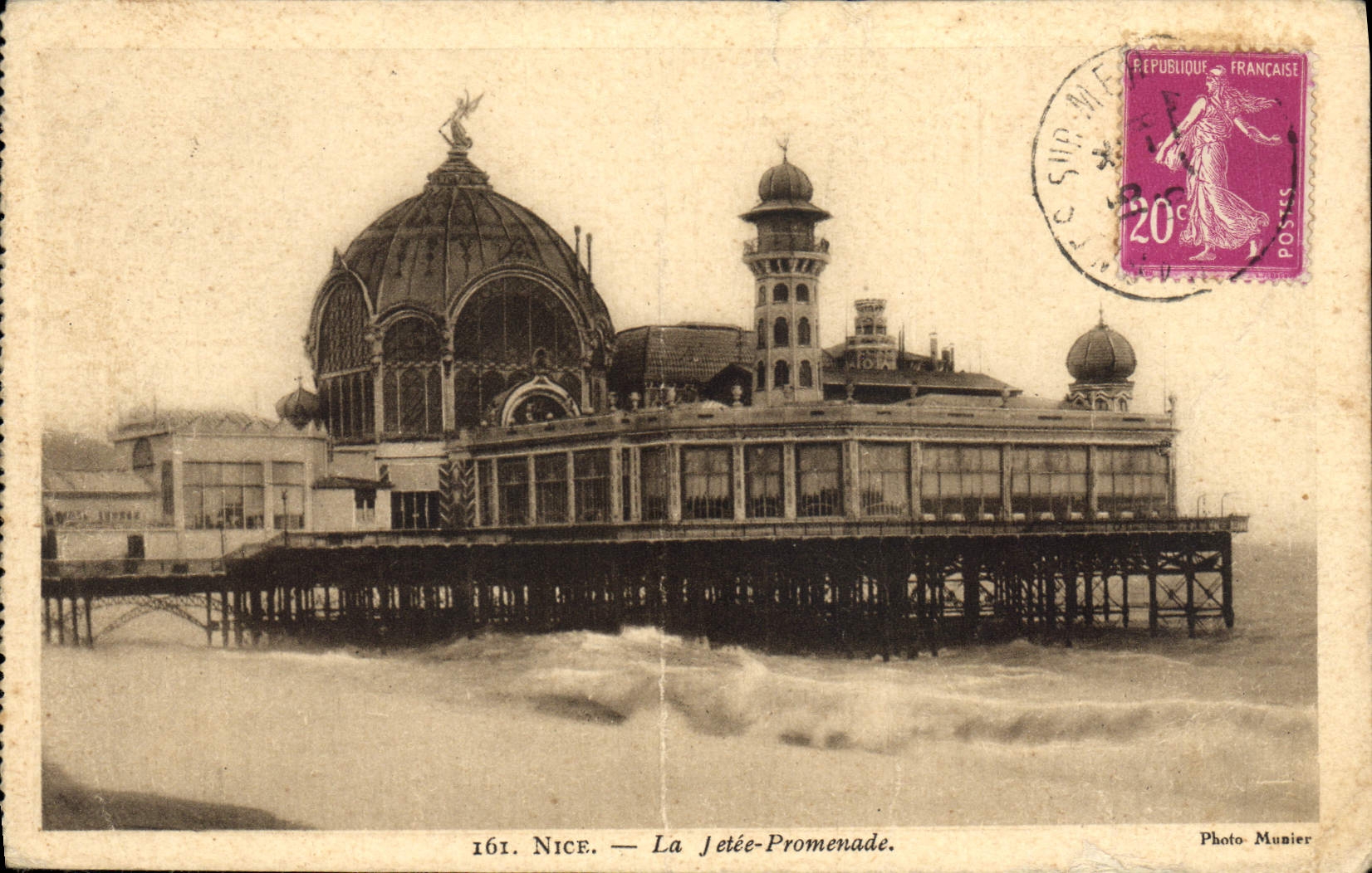 CPA Nice La Jetee Promenade