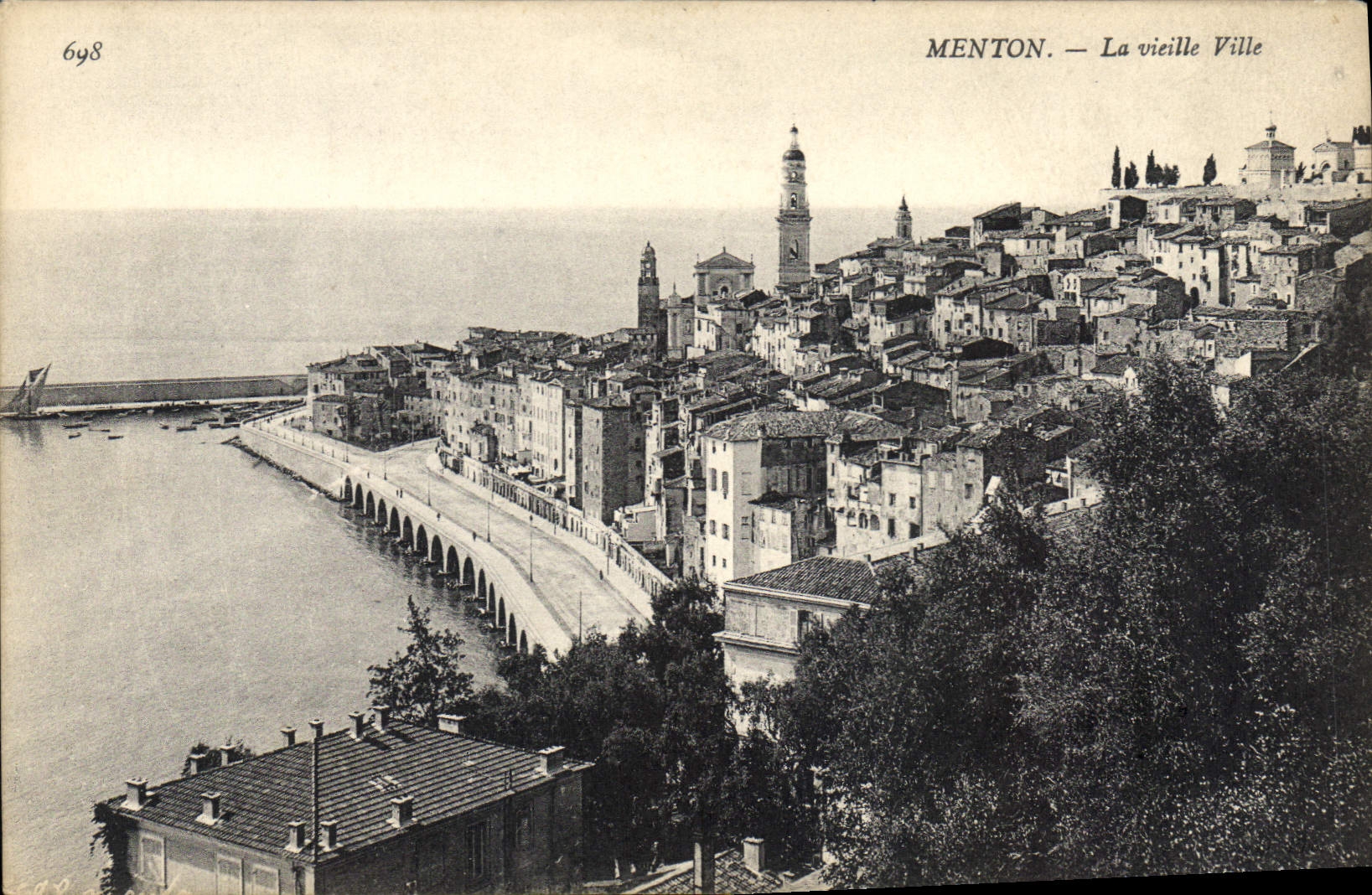 CPA Menton La Vieille Ville 