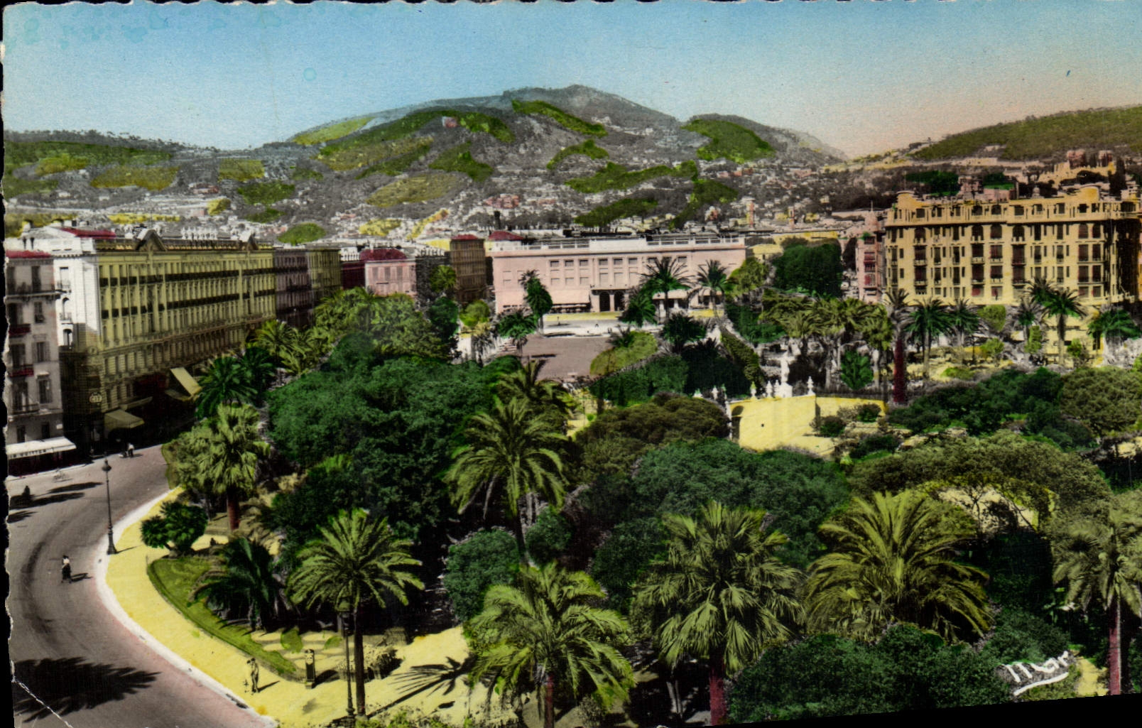 CPA La Cote d'Azur Nice Le Jardin Albert Ier 