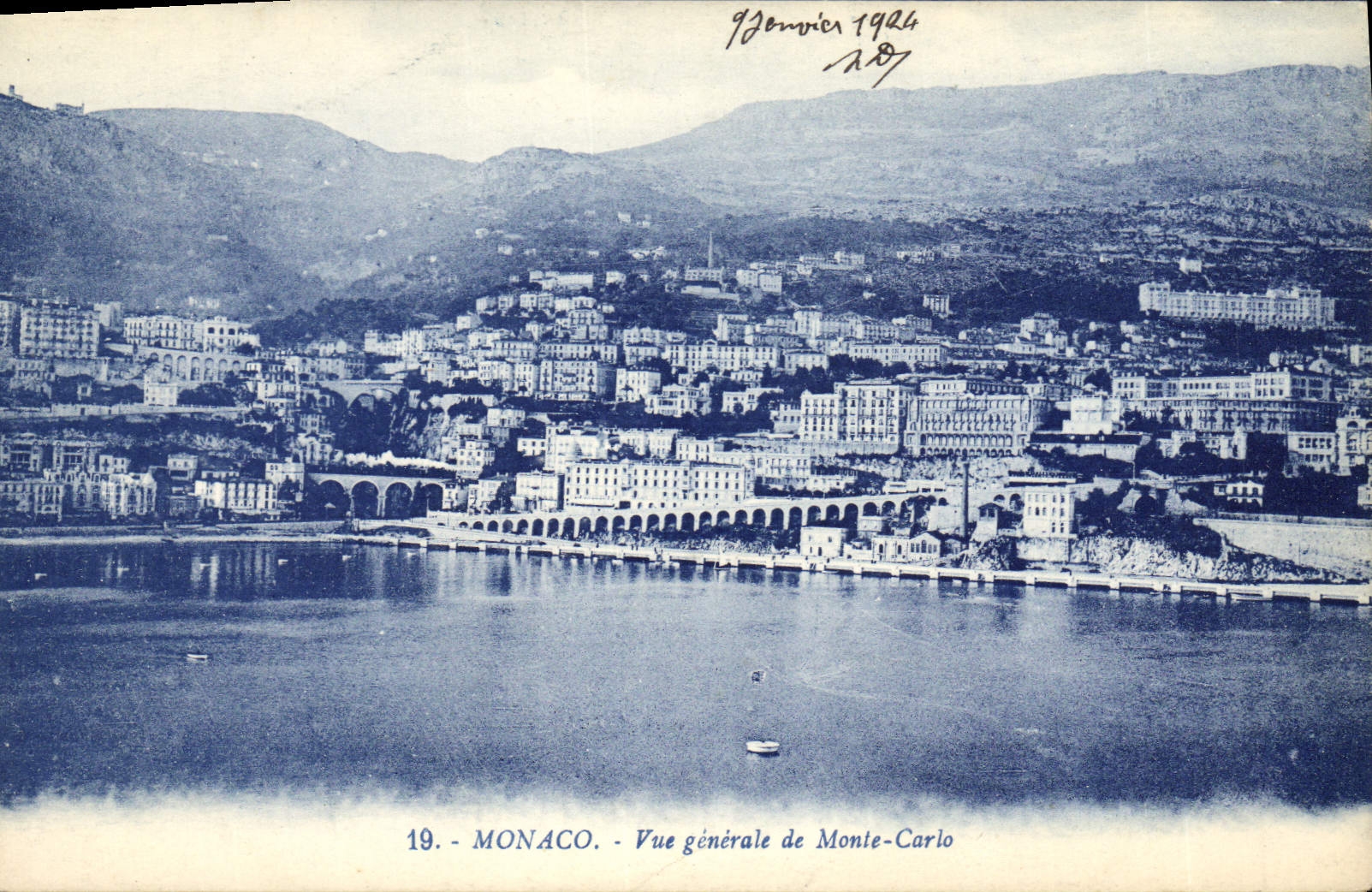 CPA Monaco Vue generale de Monte Carlo 