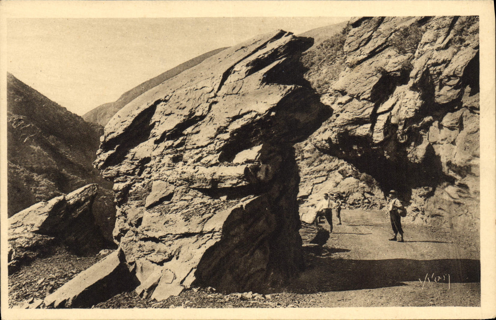 CPA La Douce France Gorges du Cians A M