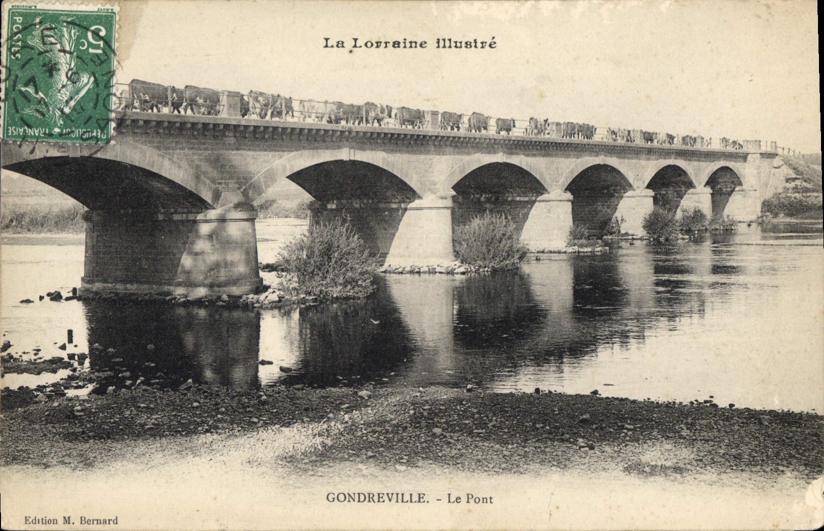 CPA Gondreville Le Pont Vaches