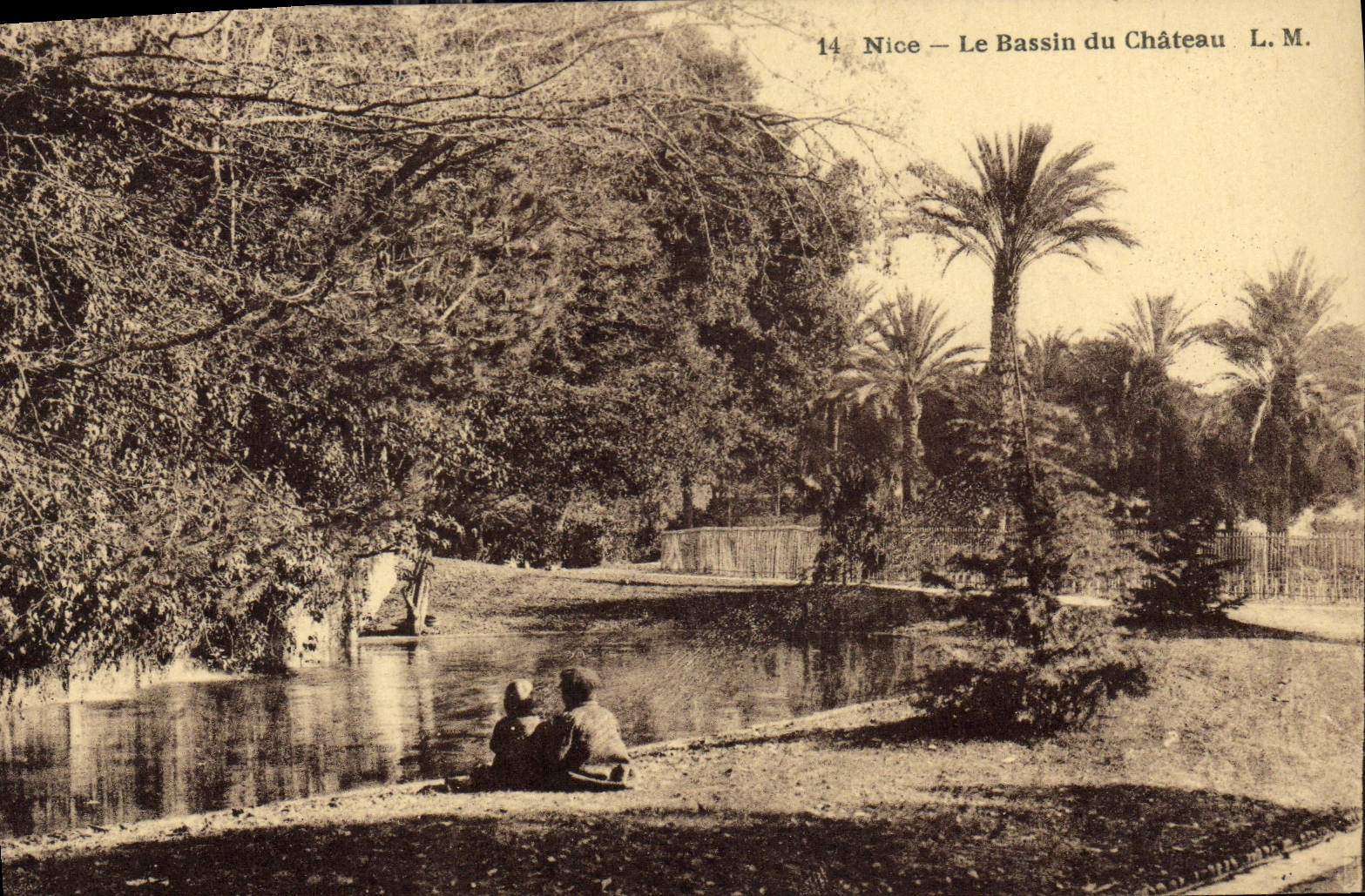 CPA Nice Le Bassin du Chateau 