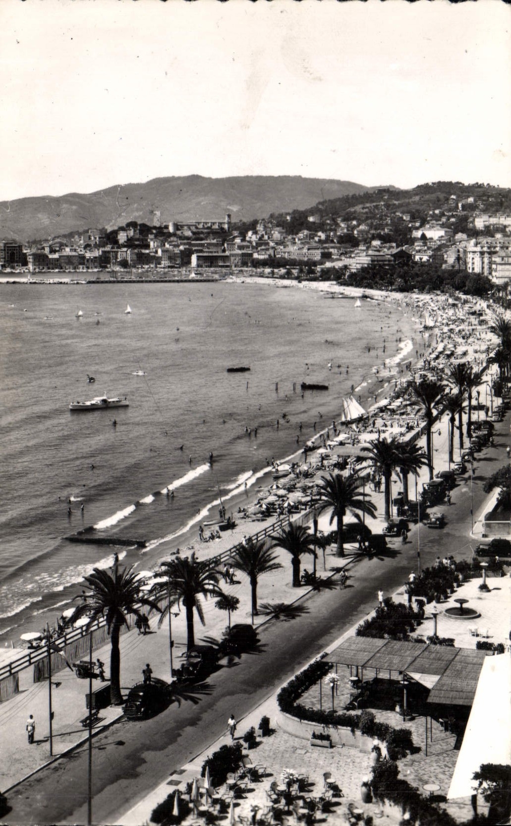 CPA La Cote d'Azur Cannes la Croisette et le Suquet