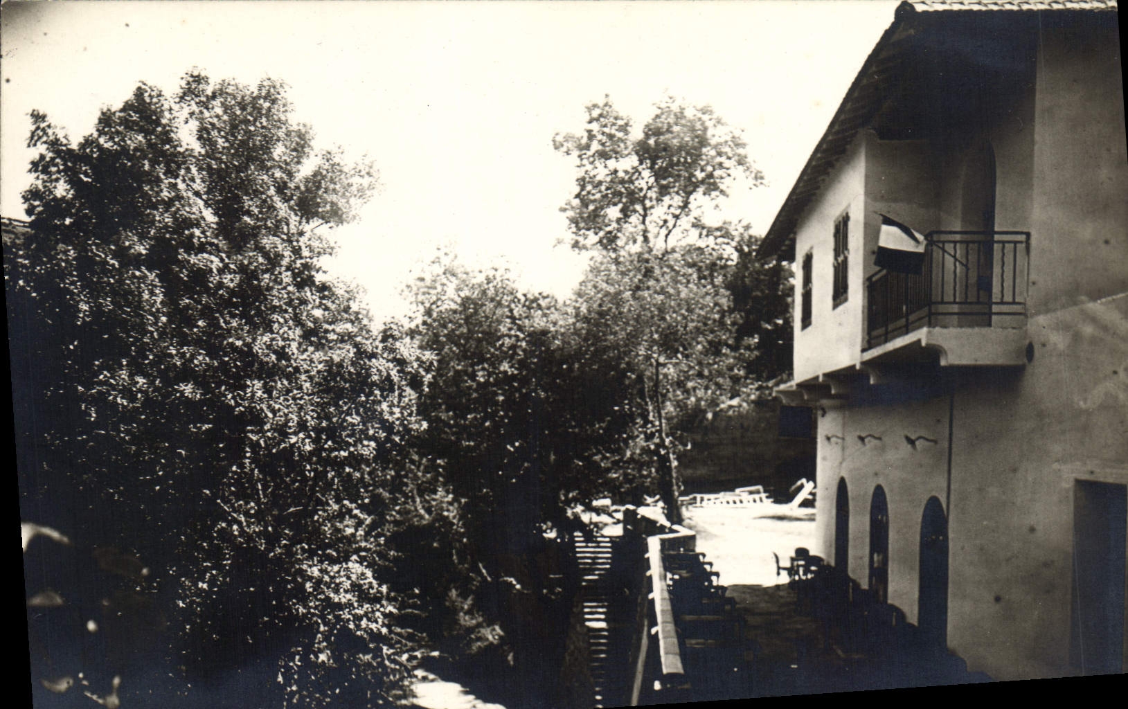 CARTE PHOTO Maison Alpes maritimes Cafe Restaurant