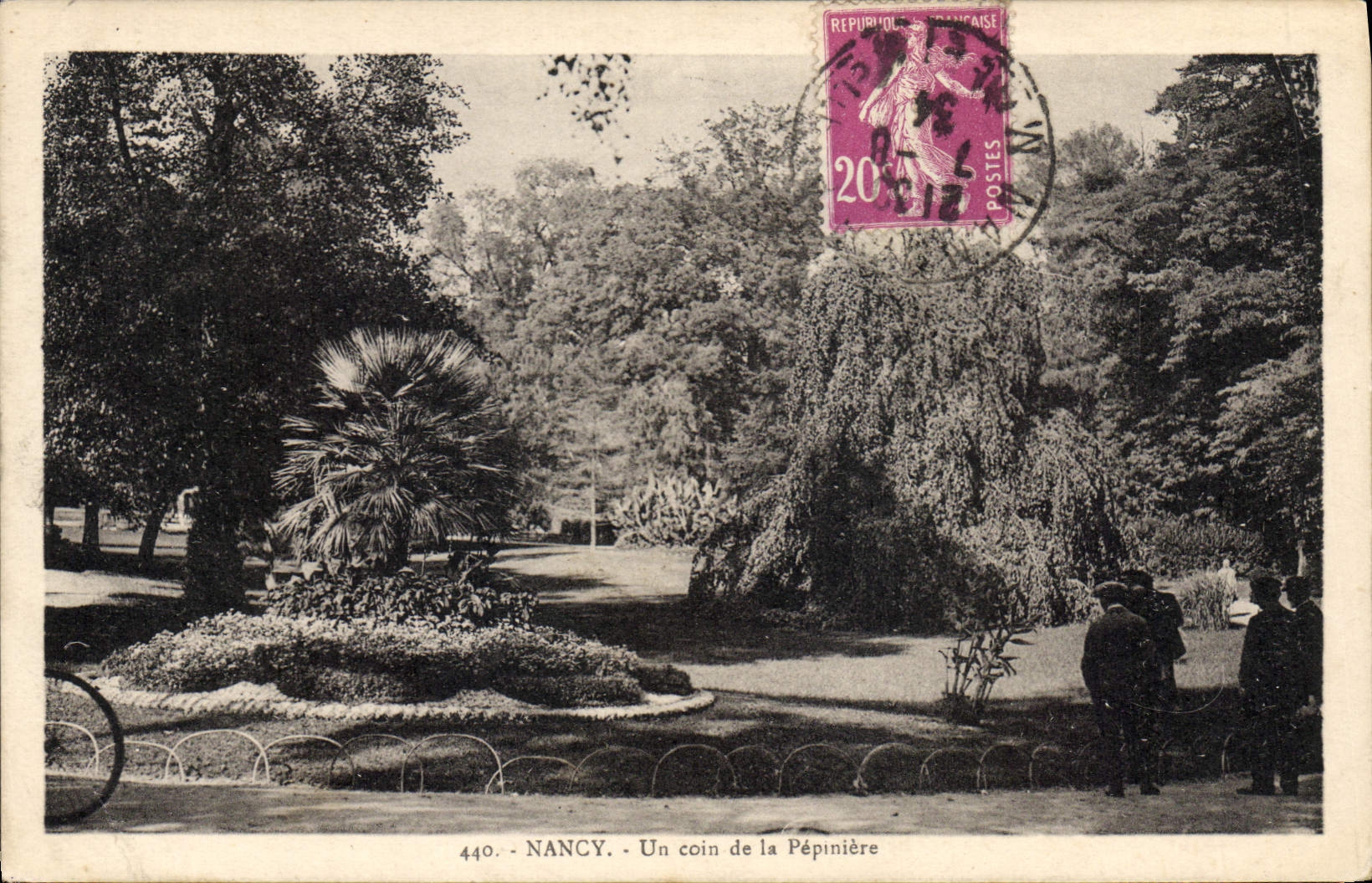 CPA Nancy Un coin de la Pepiniere 