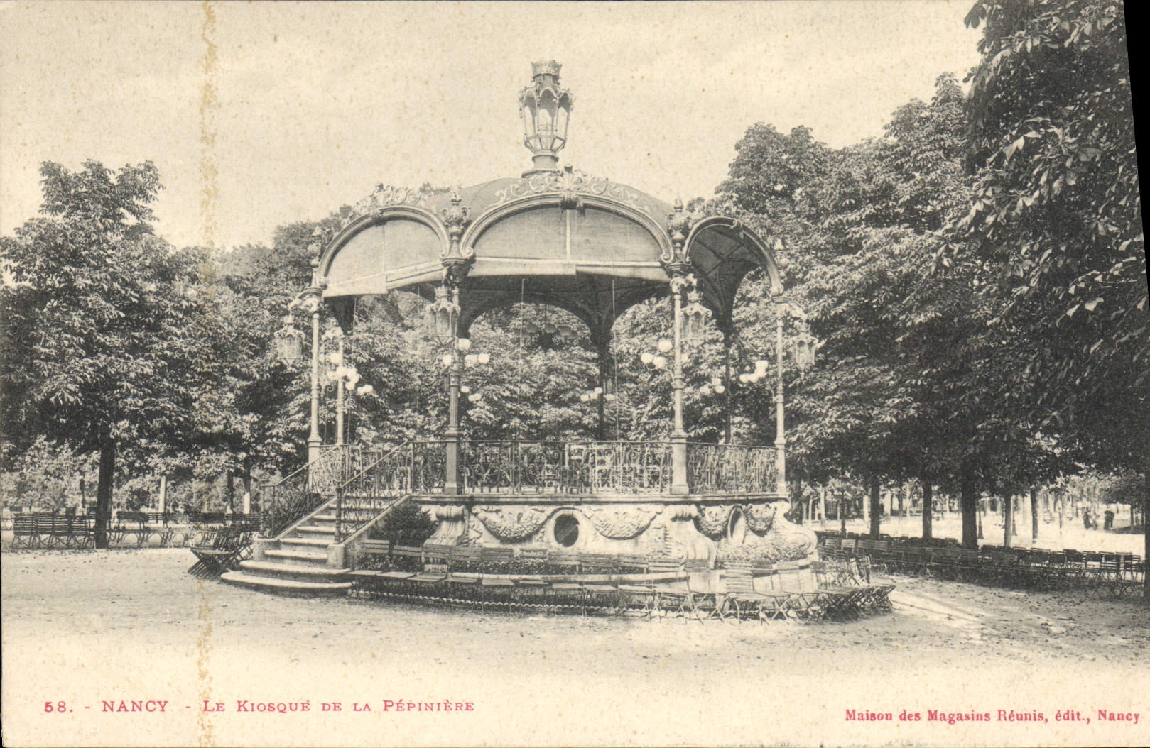 CPA Nancy La Kiosque de la Pepiniere 