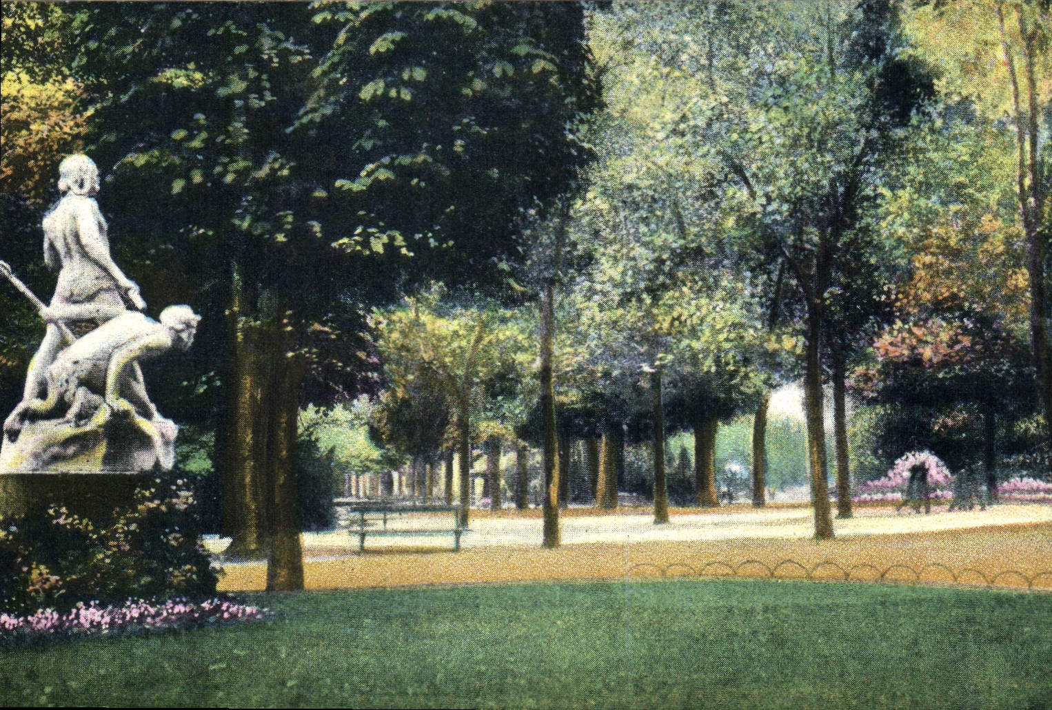 CPA Nancy Un coin de la Pepiniere 