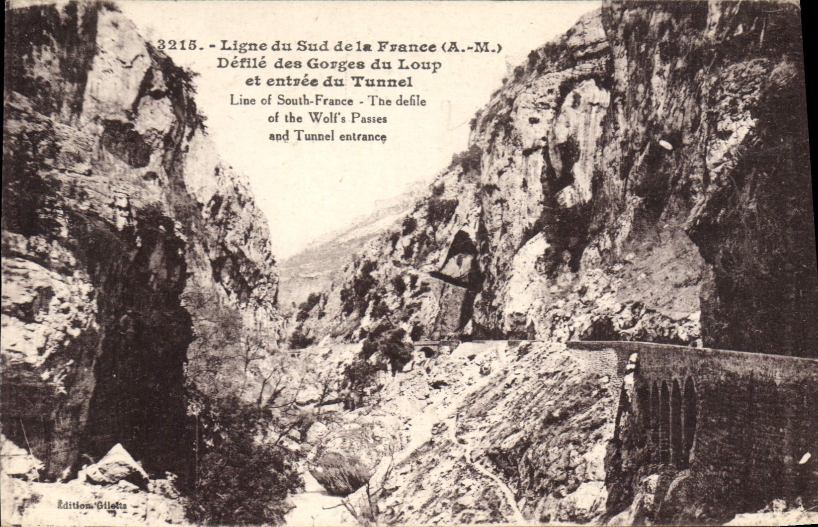 CPA Ligne du Sud de la France AM 