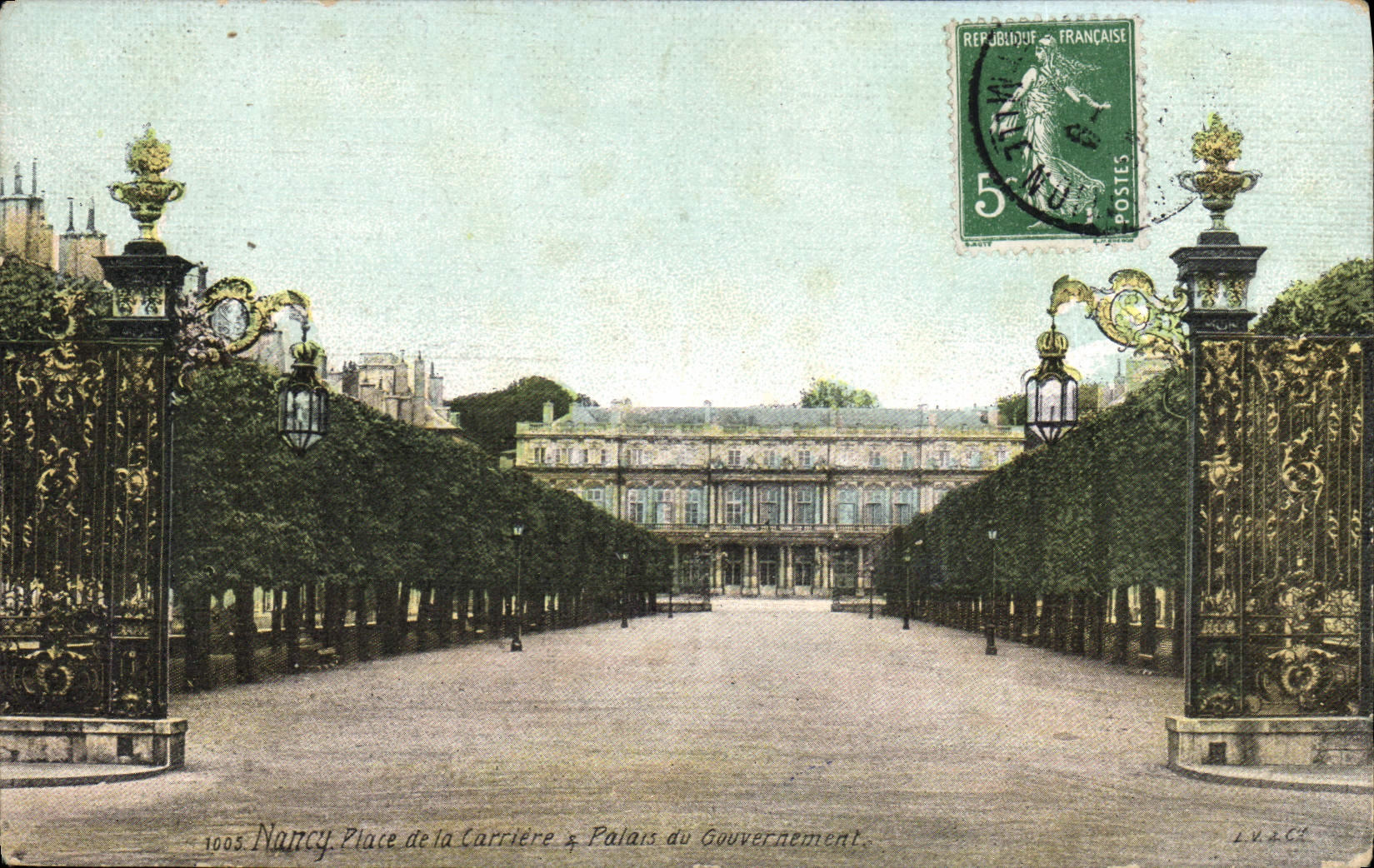 CPA Nancy Place de la Carriere Palais du Gouvernement 