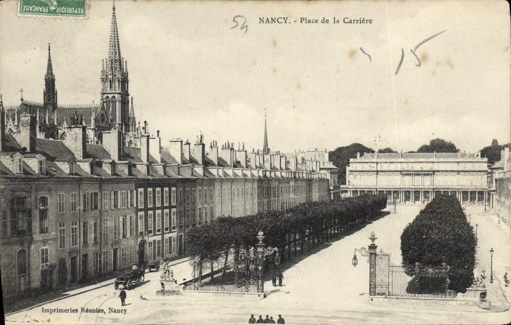 CPA Nancy Place de la Carriere 