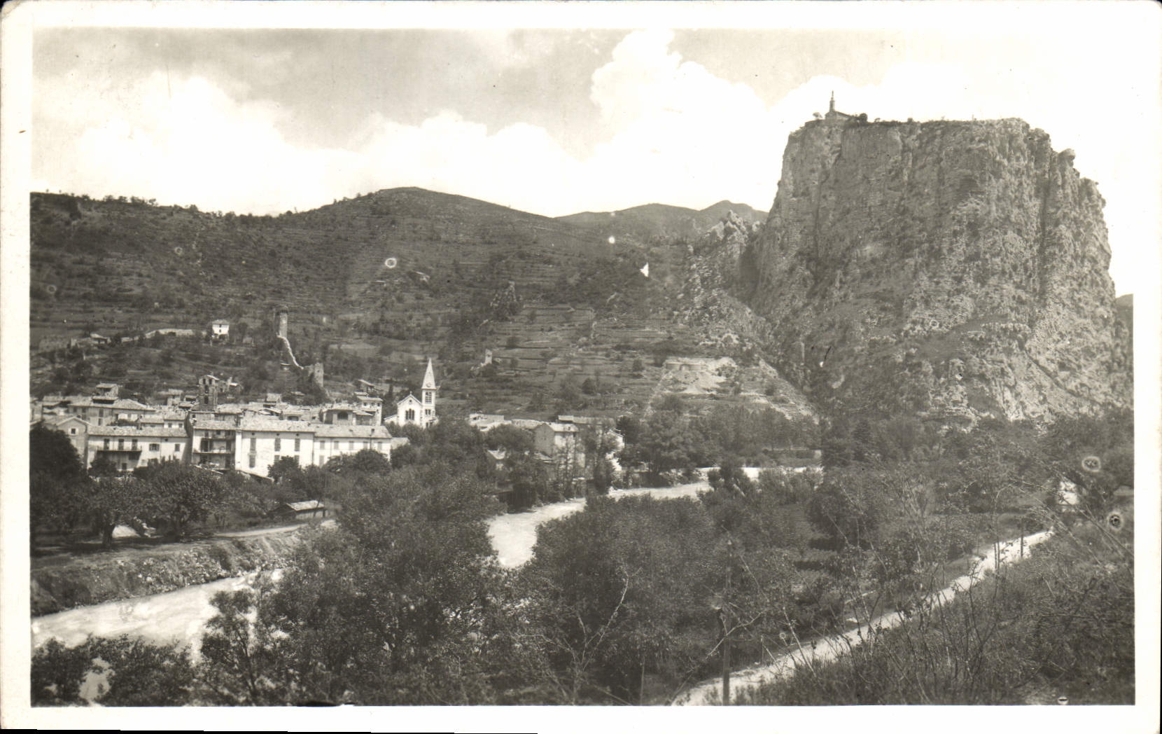 CPA Castellane Vue Generale