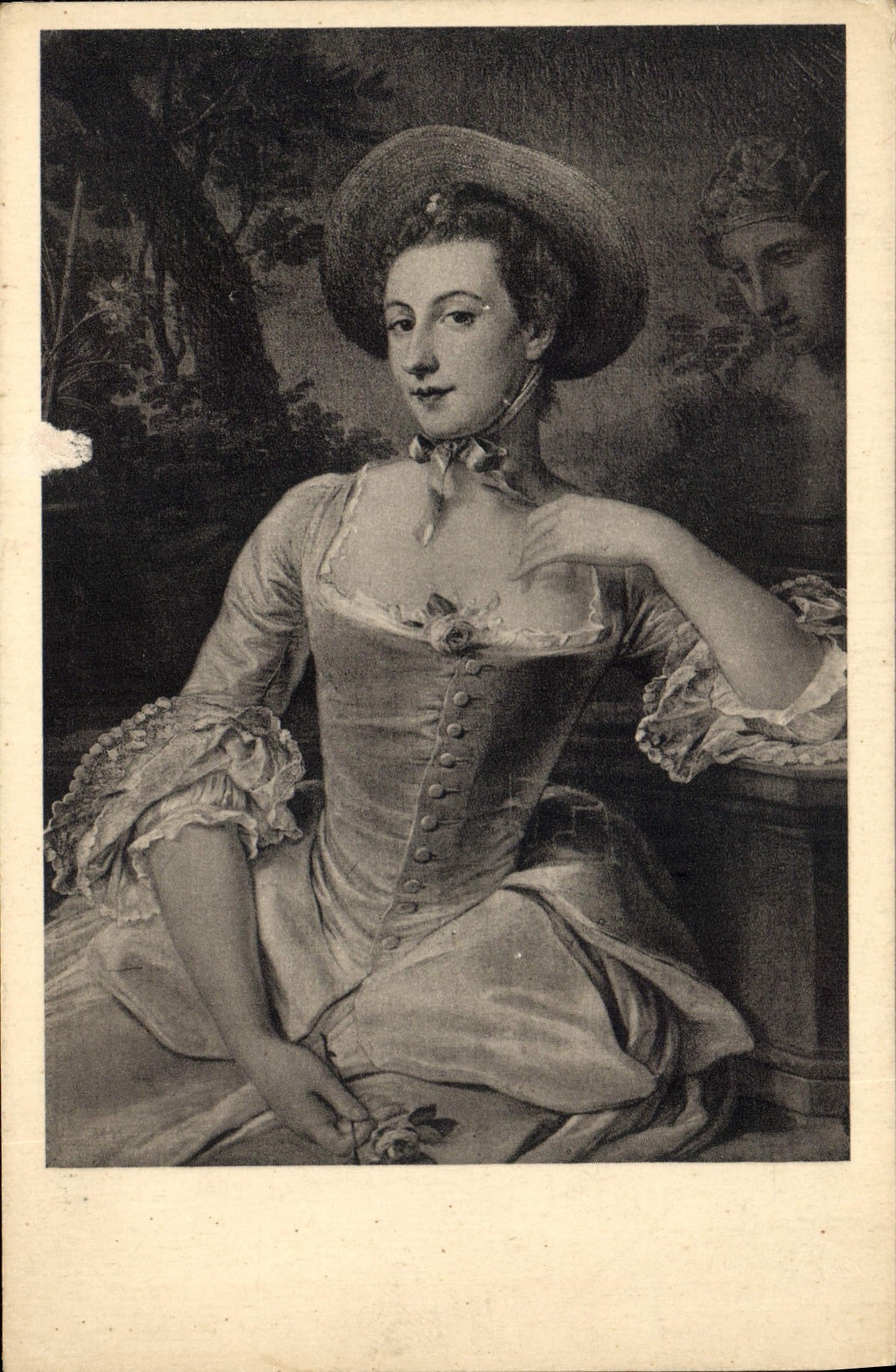 CPA Chateau de Champs S et M Madame de Pompadour par Drouais