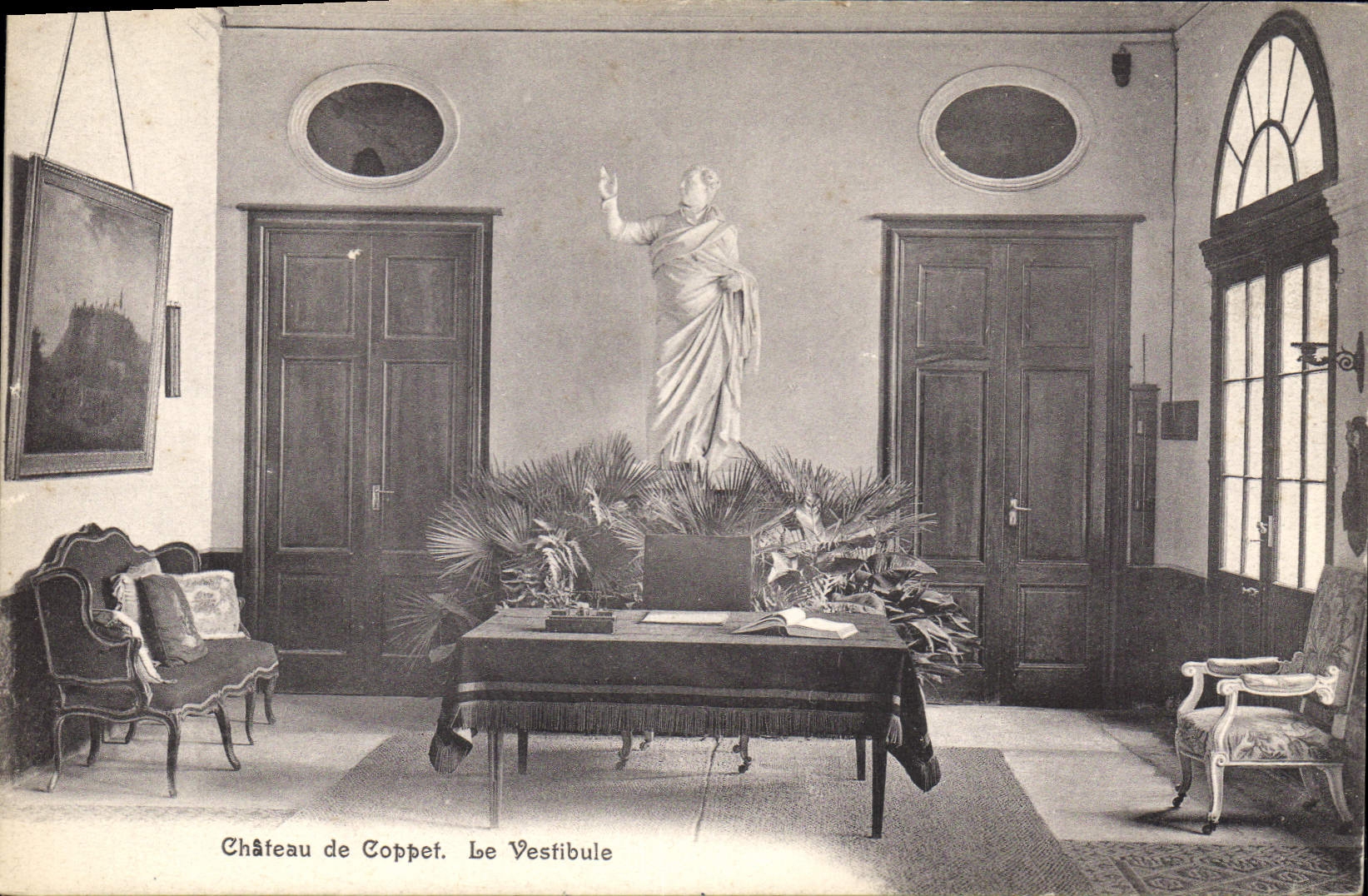 CPA Chateau de Coppet Le Vestibule 
