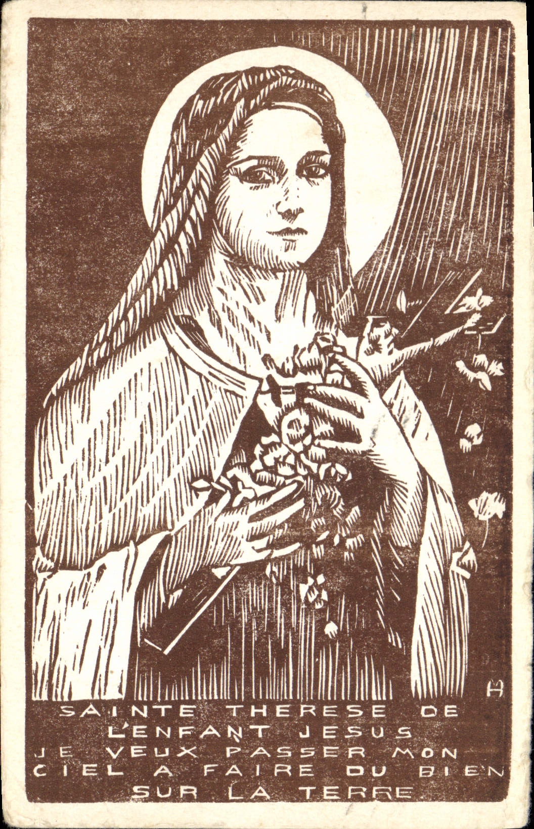 CPA Sainte Therese de l'Enfant Jesus 