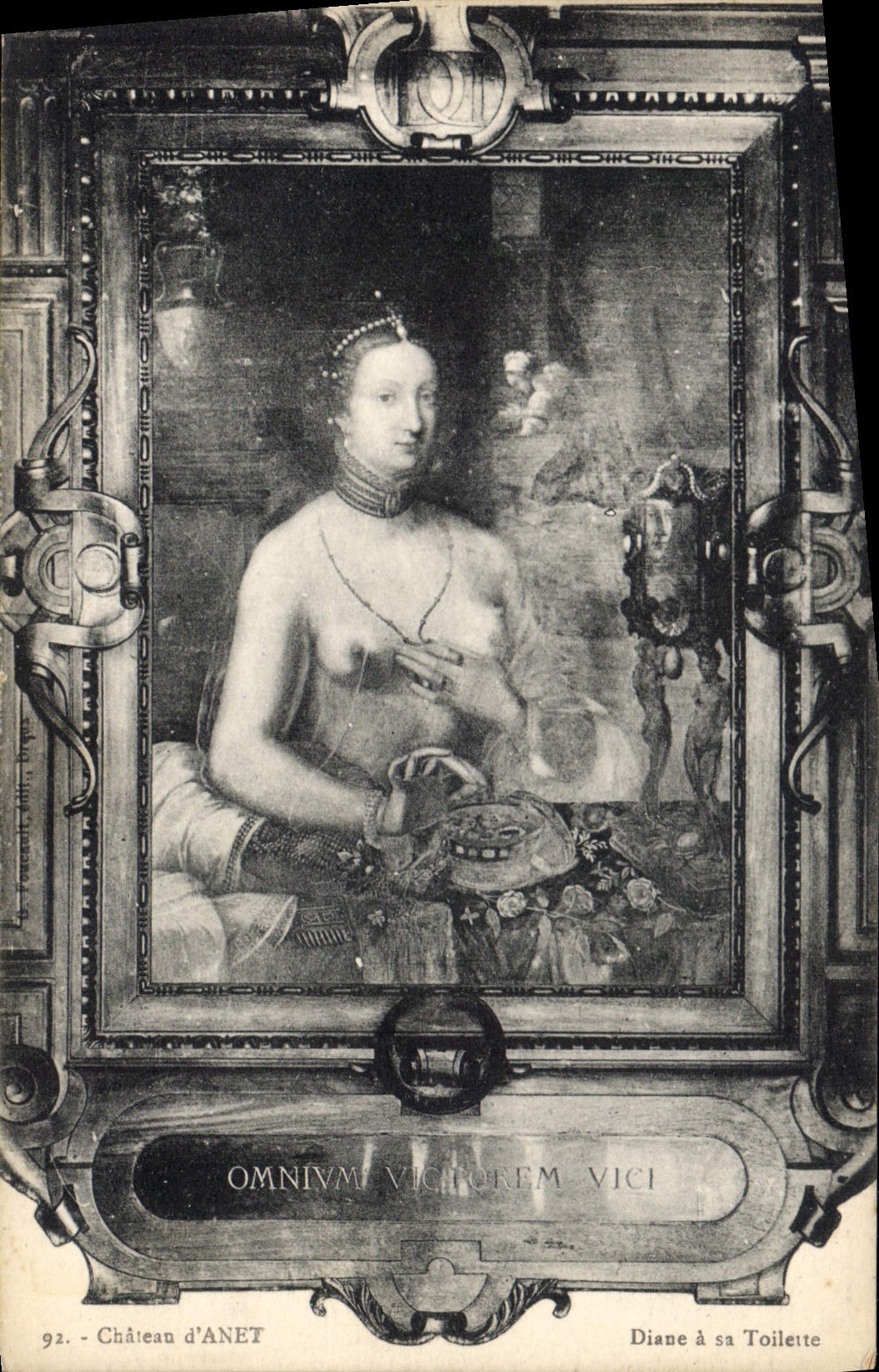 CPA Chateau d'Anet Diane a sa Toilette 