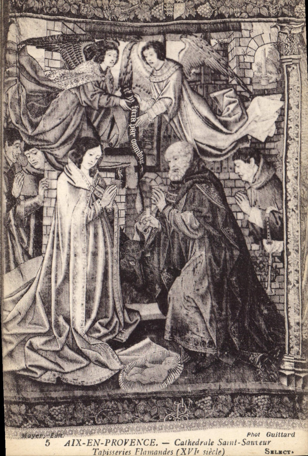 CPA Aix en Provence Cathedrale Saint Sauveur Tapisserie Flamandes 