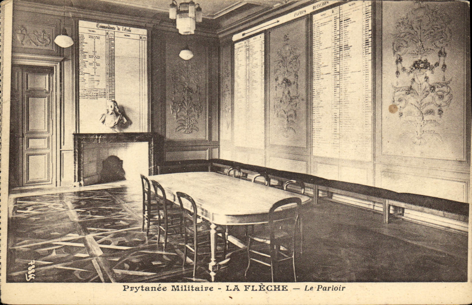 CPA Prytanee Militaire La Fleche Le Parloir