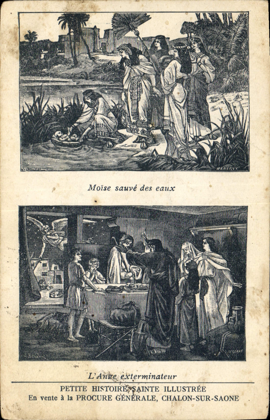 CPA Petite Histoire Sainte Illustree En vente a la Procure Generale Chalon sur Saone