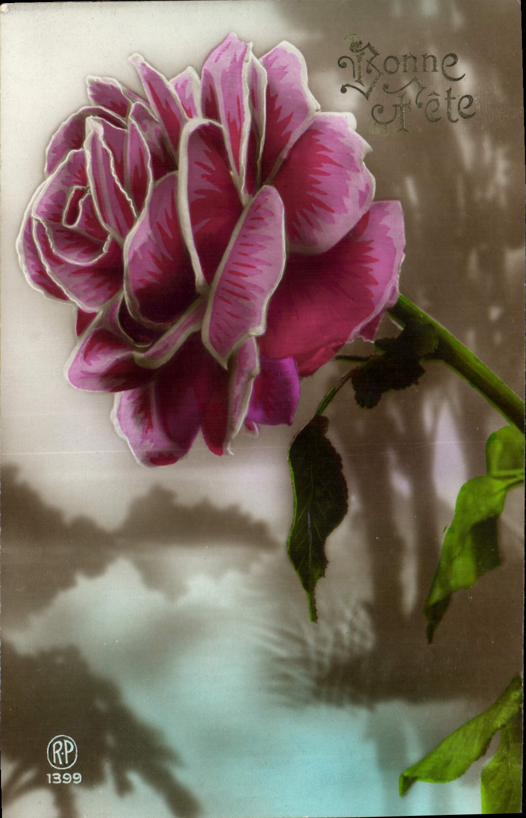 CPA Bonne Fete Fleurs