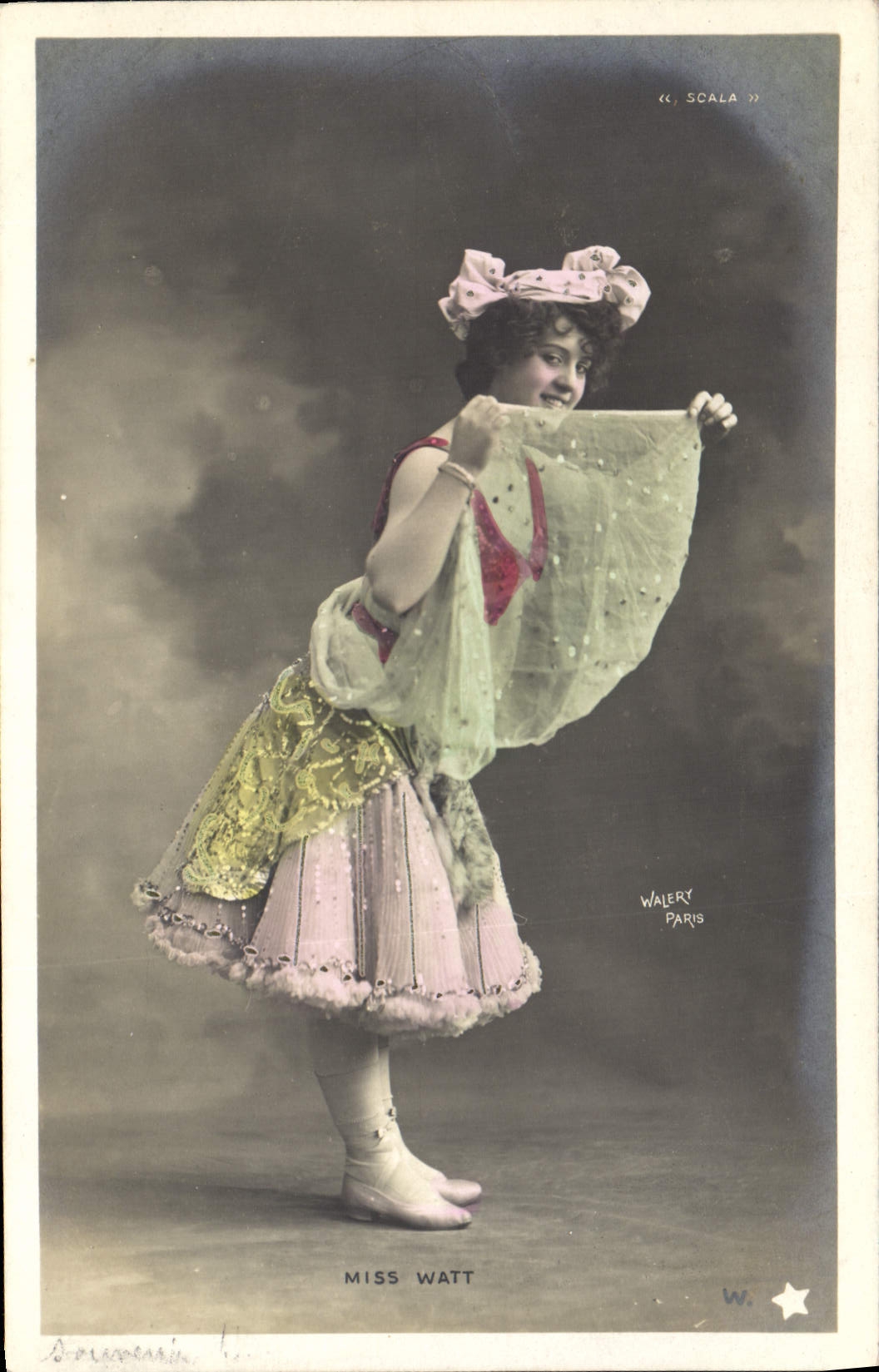 CPA Femme Miss Watt Scala