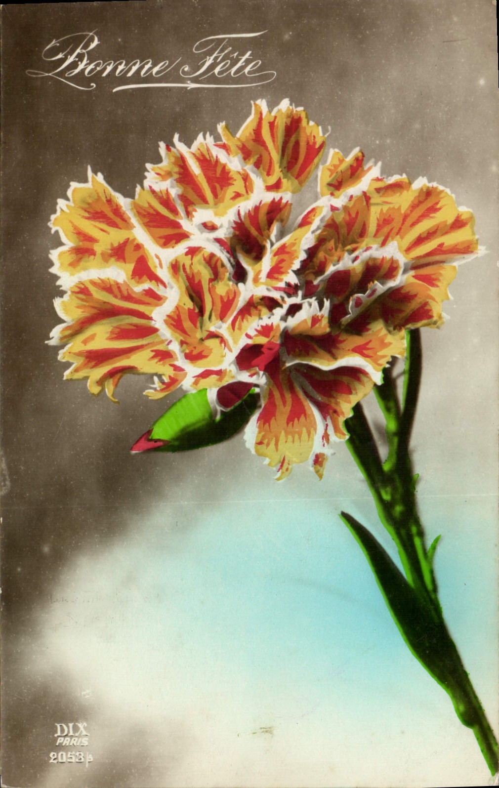 CPA Bonne Fete Fleurs