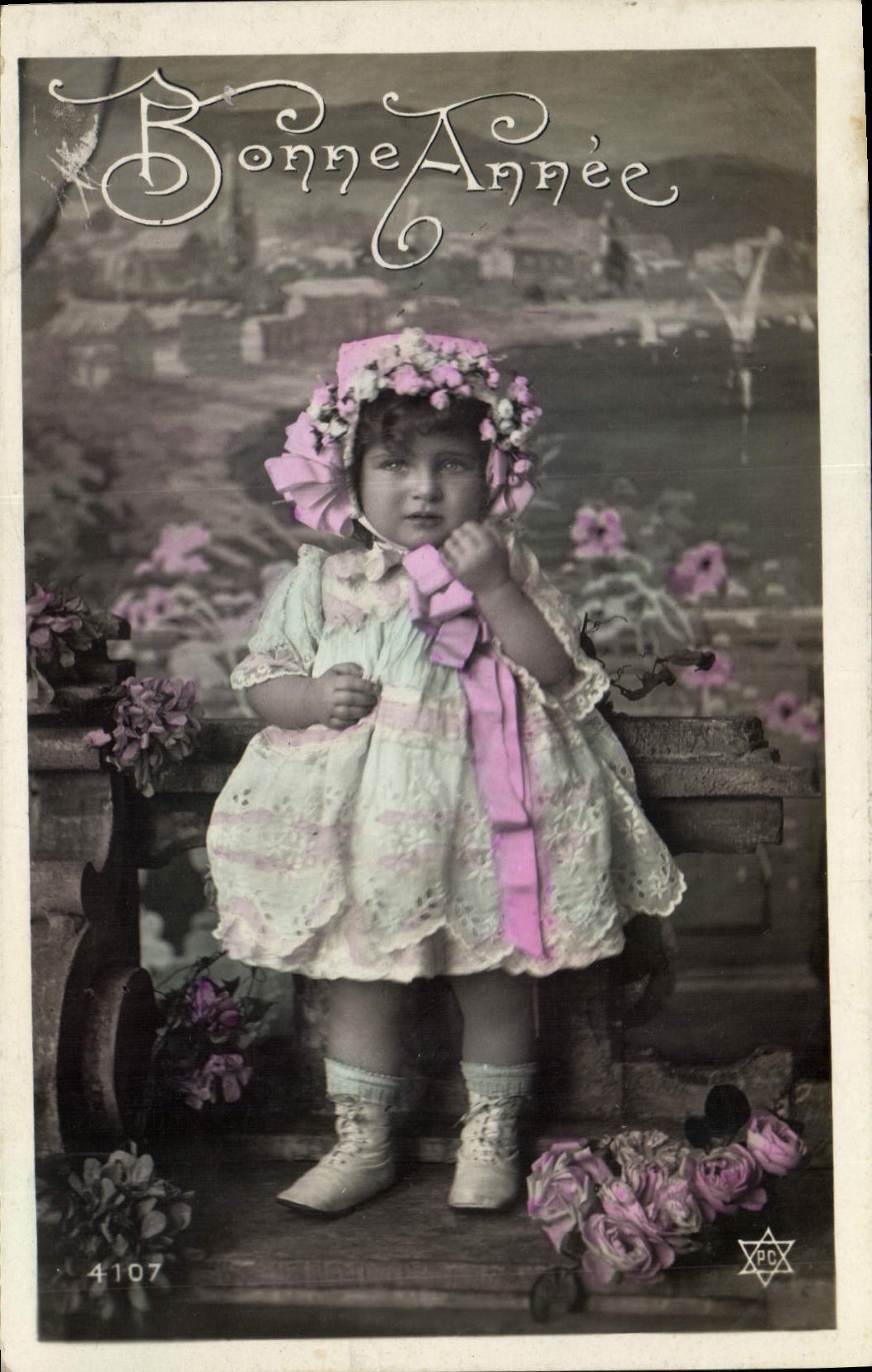 CPA Bonne Annee enfant