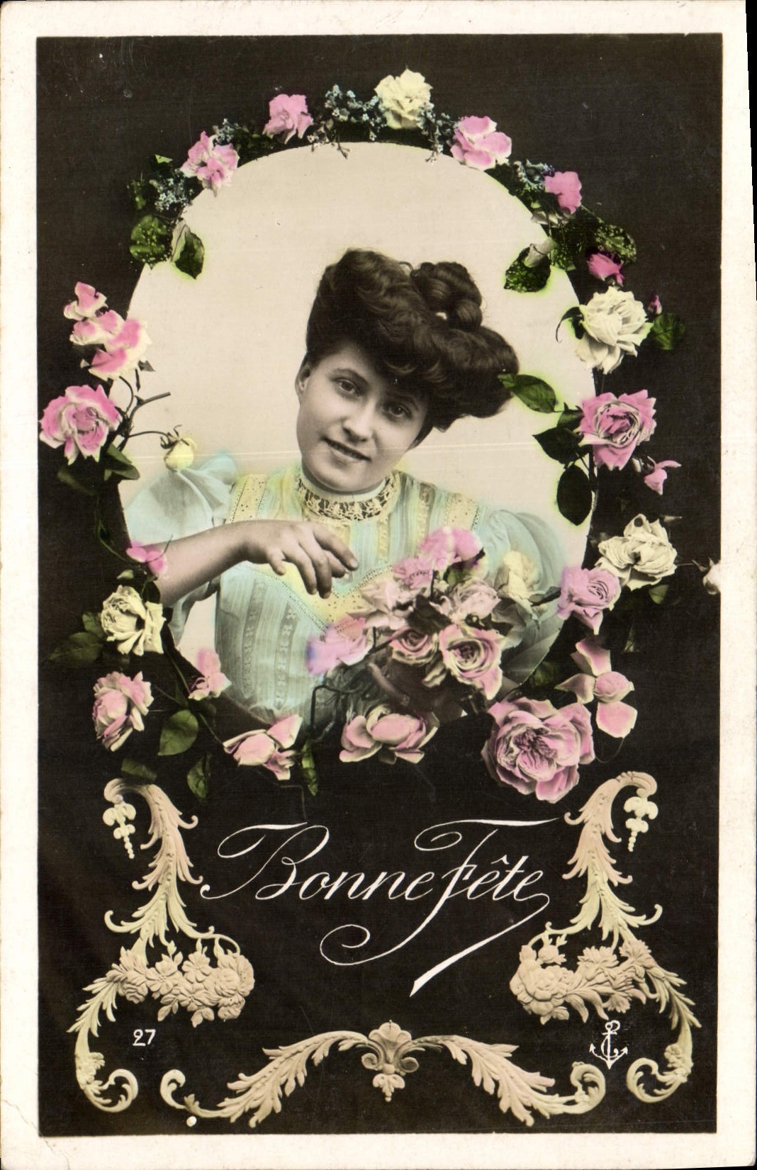 CPA Bonne Fete Femme