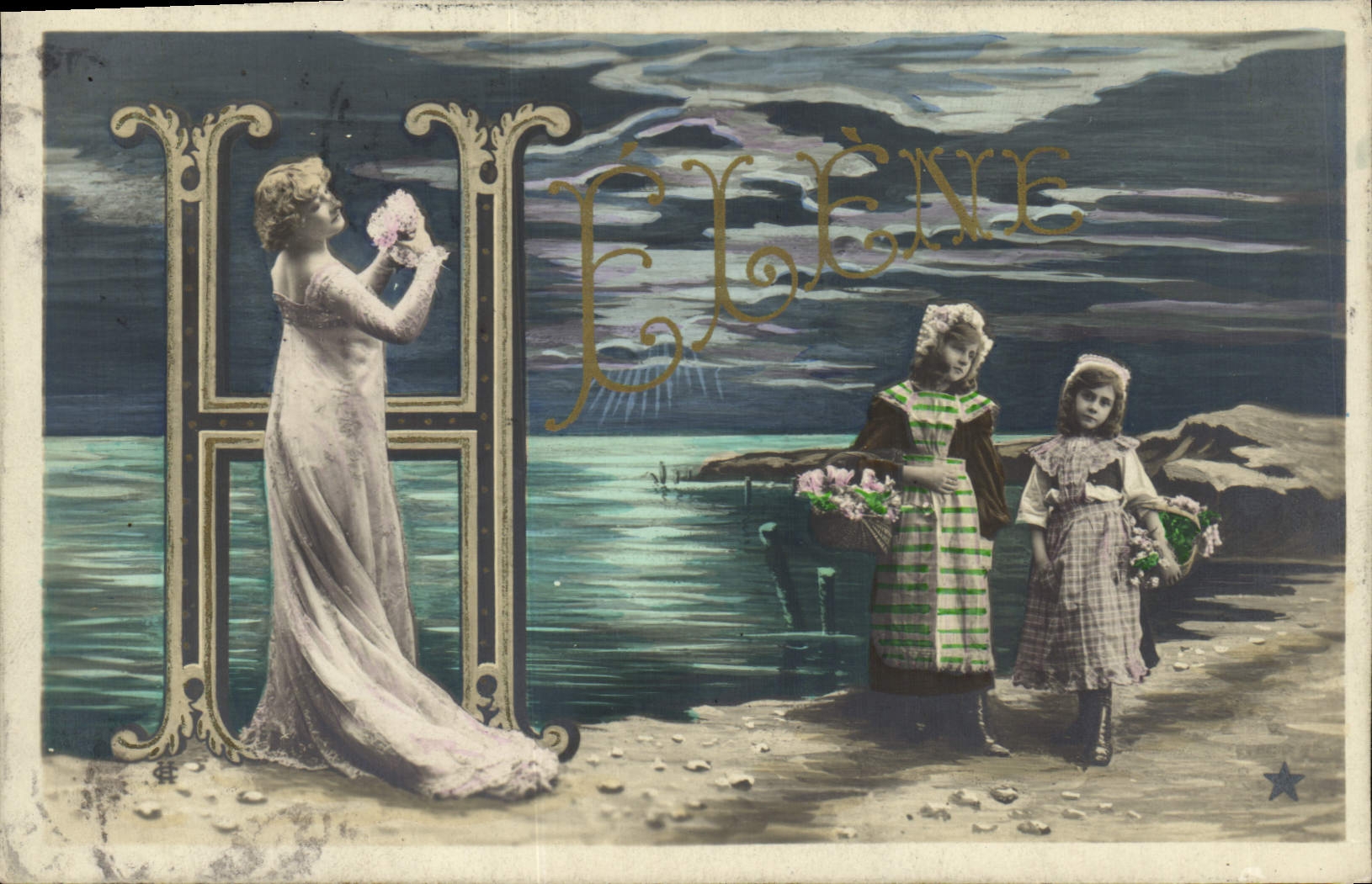 CPA Femme Prenom Helene