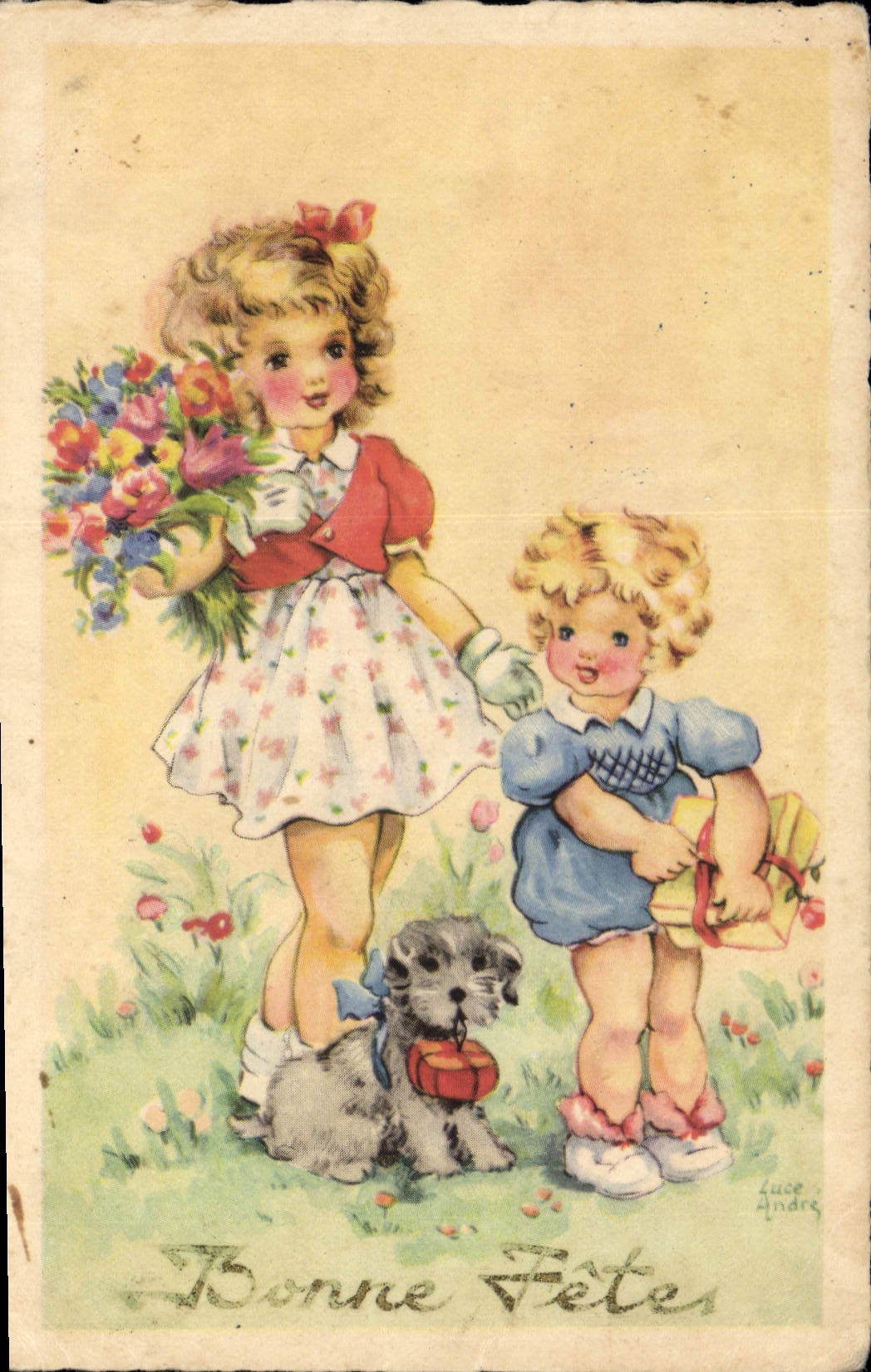 CPA Bonne Fete Enfants