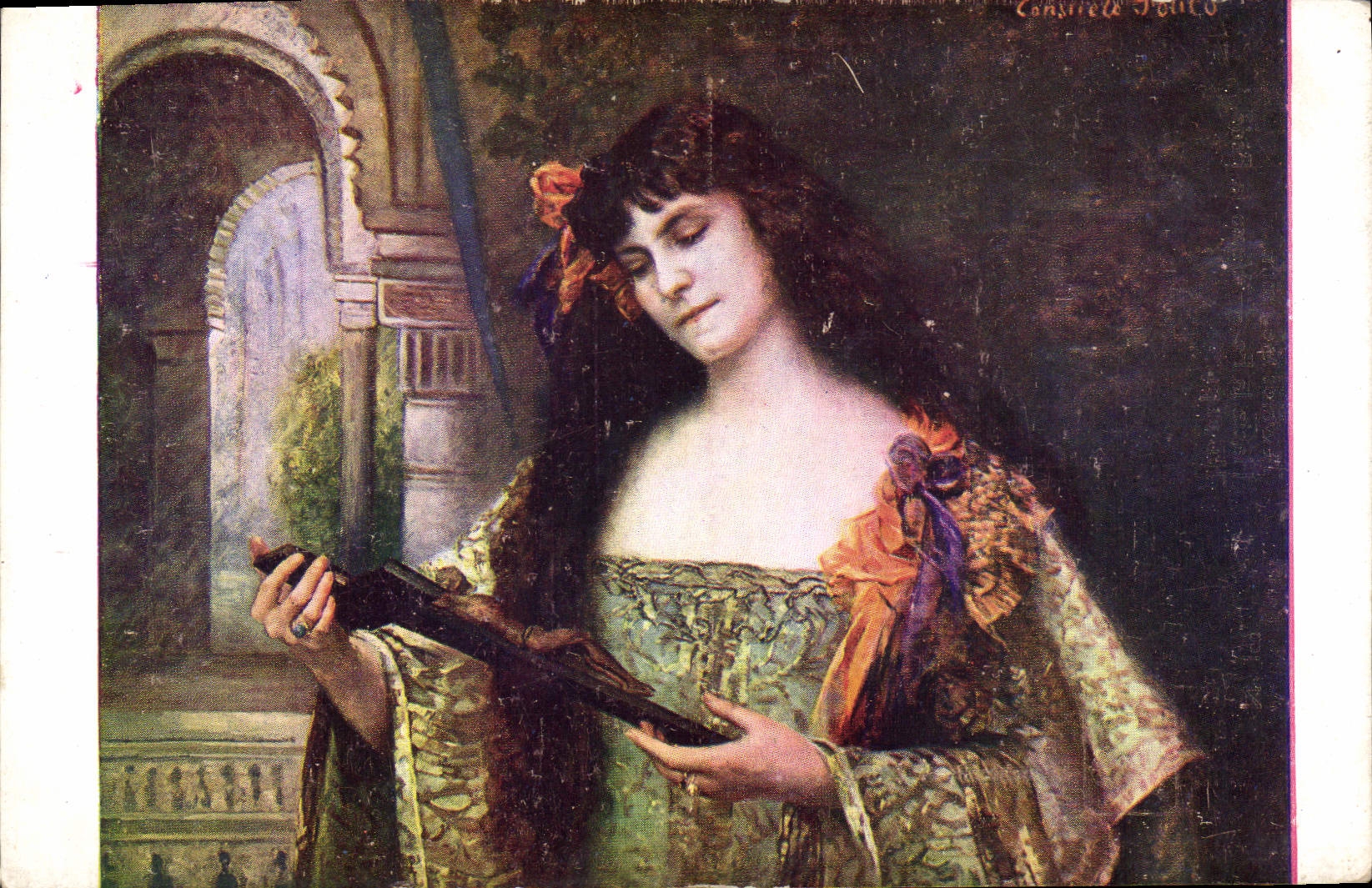 CPA Salon de Paris Consuelo Fould Vers la foi