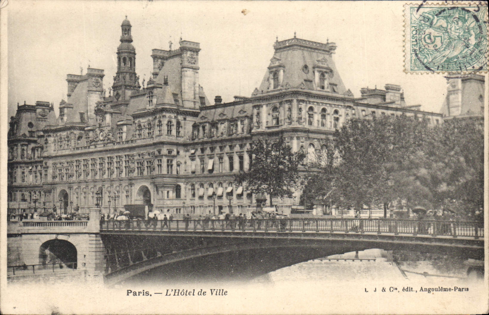 CPA Paris L'Hotel de Ville 