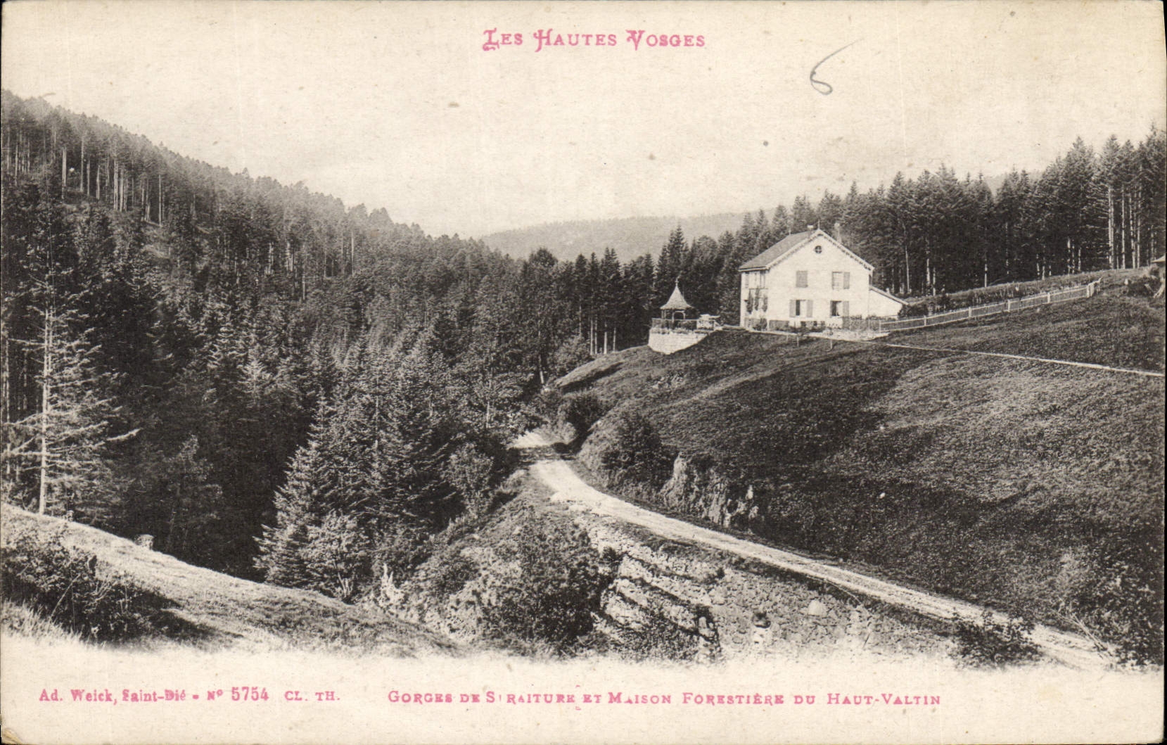 CPA Les Hautes Vosges Gorges Maison Fonestiere du Haut Valtin