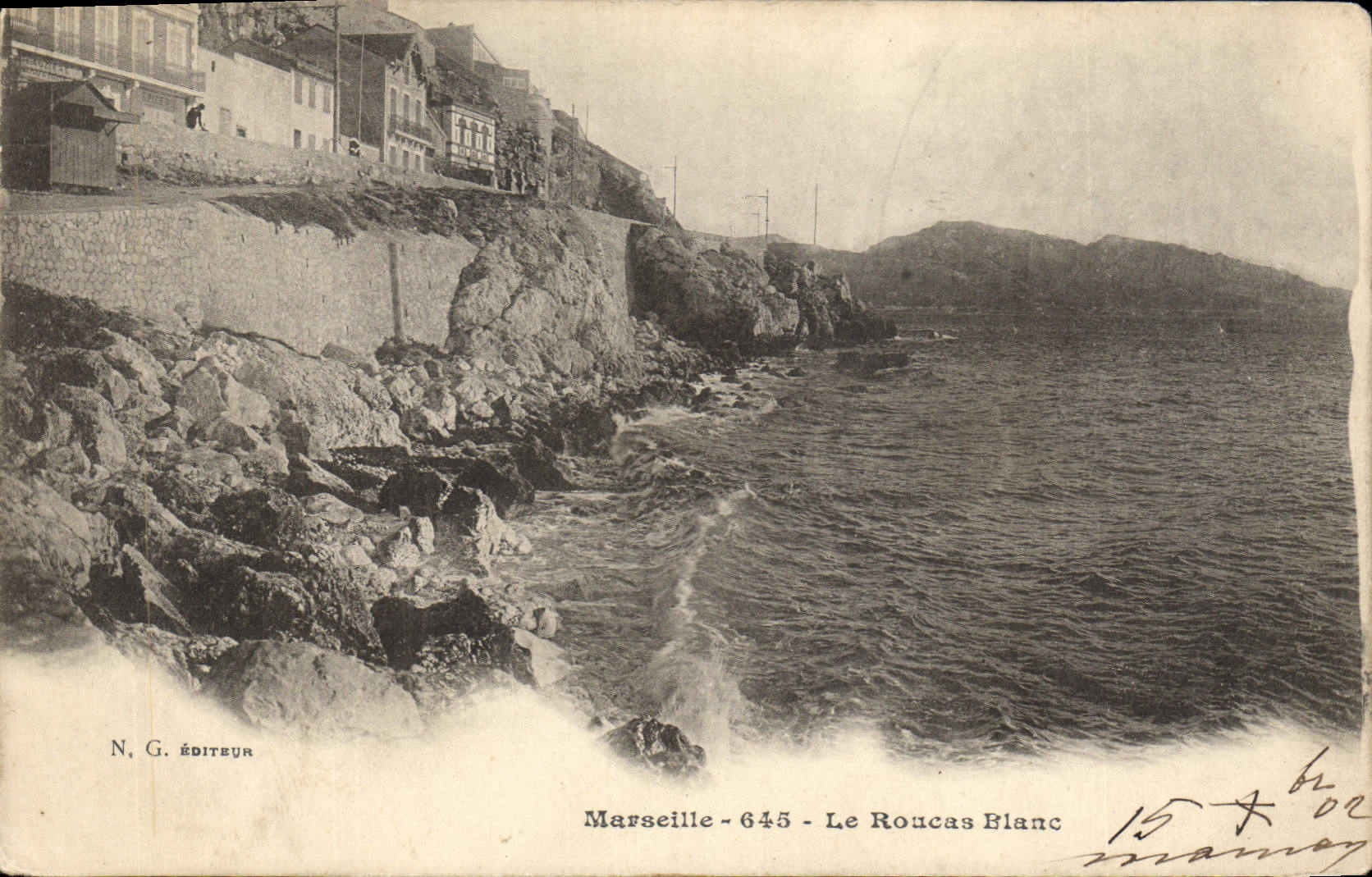 CPA Marseille Le Roucas Blanc 