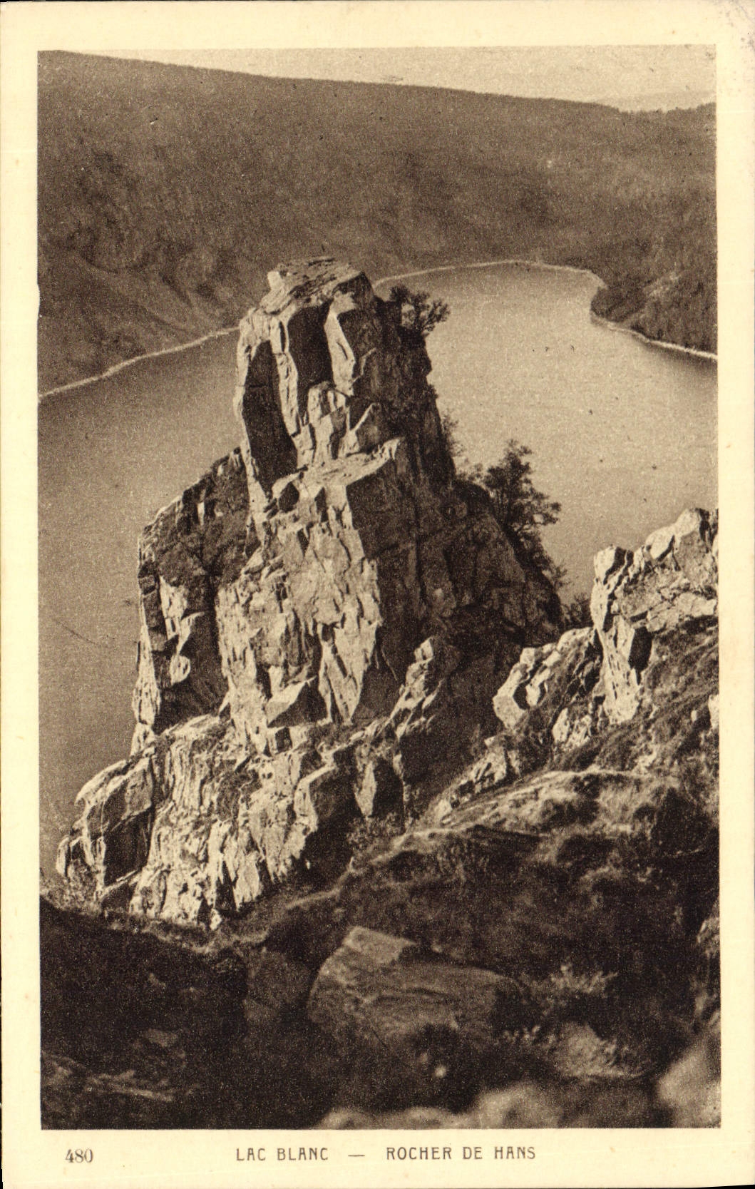 CPA Lac Blanc Rocher de Hans 