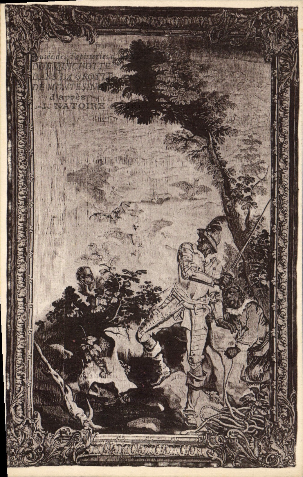 CPA Don Quichotte Tapisserie