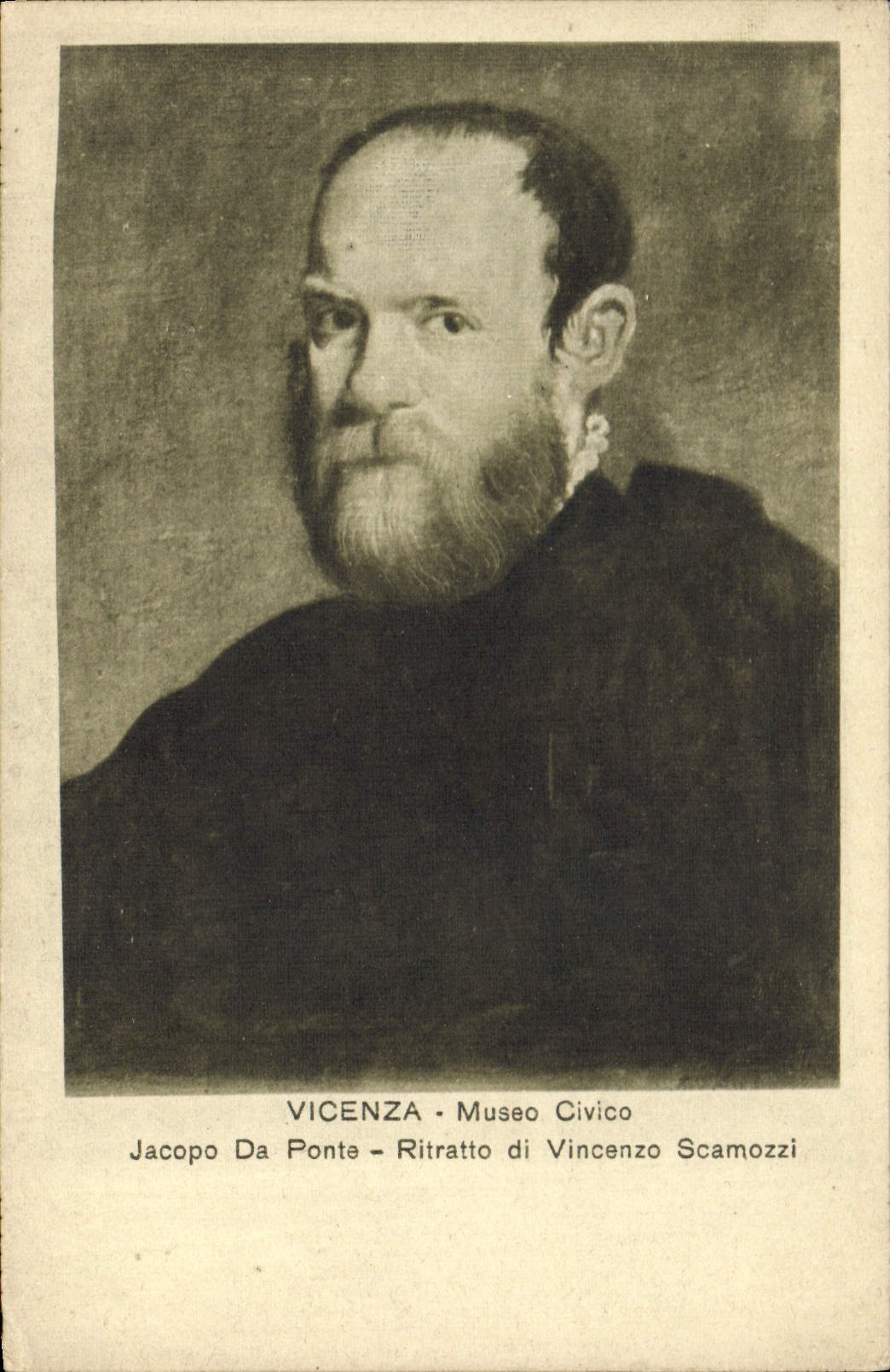 CPA Vicenza Museo Civico Jacopo Da Ponte Ritratto di Vincenzo Scamozzi 