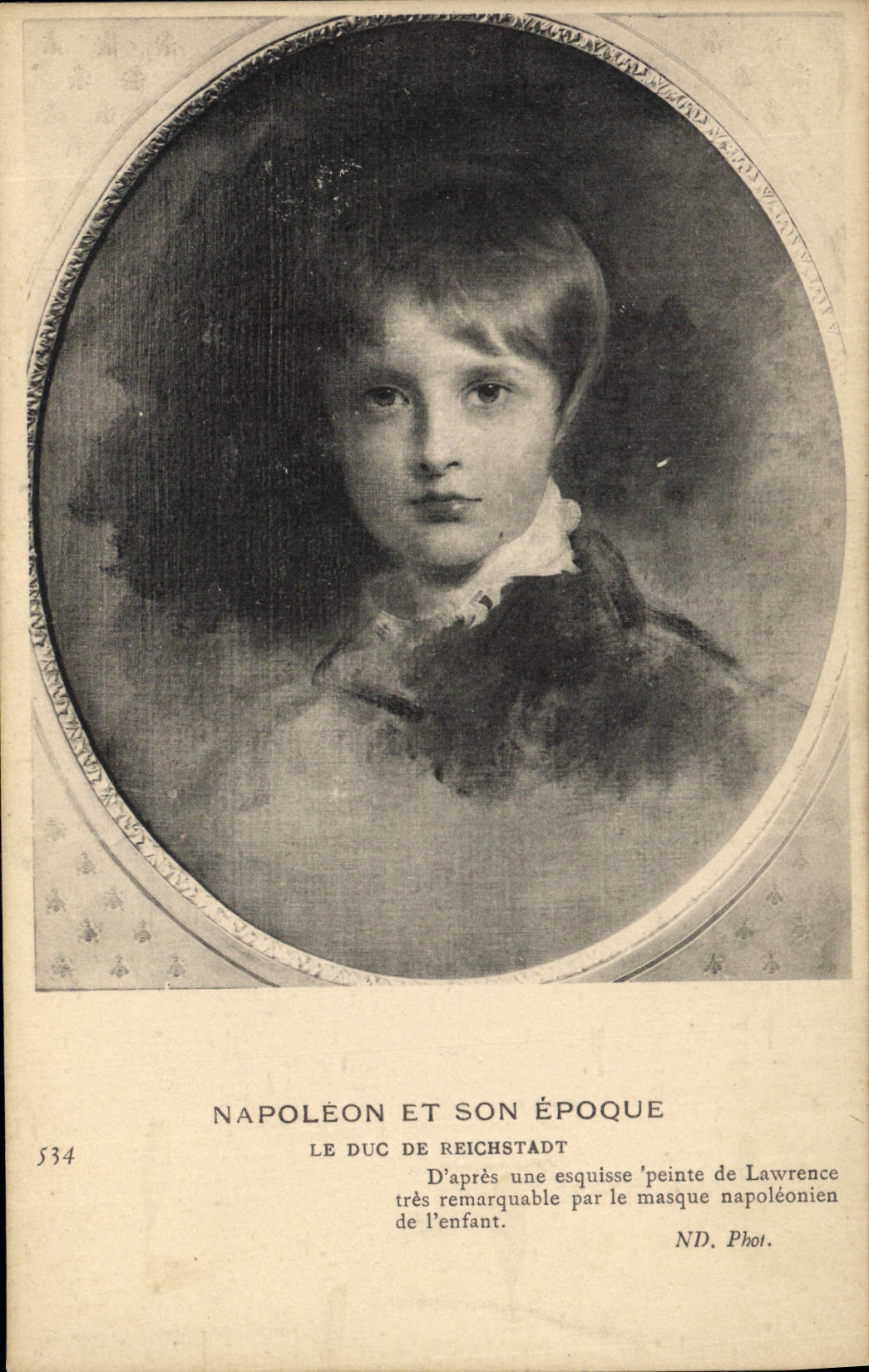 CPA Napoleon et son Epoque Le Duc de Reichstadt 