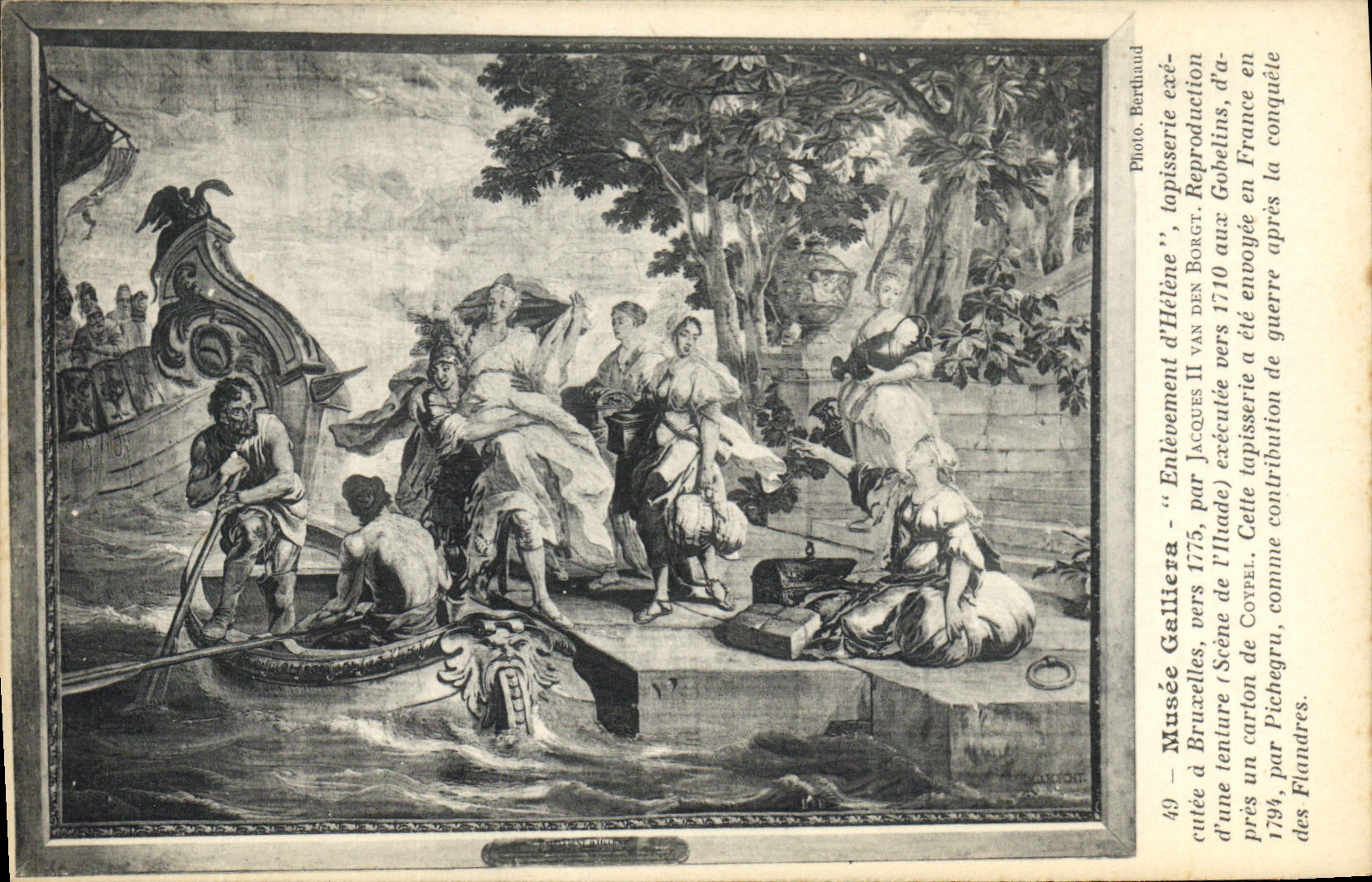 CPA Musee Galliera Enlevement d'Helene 